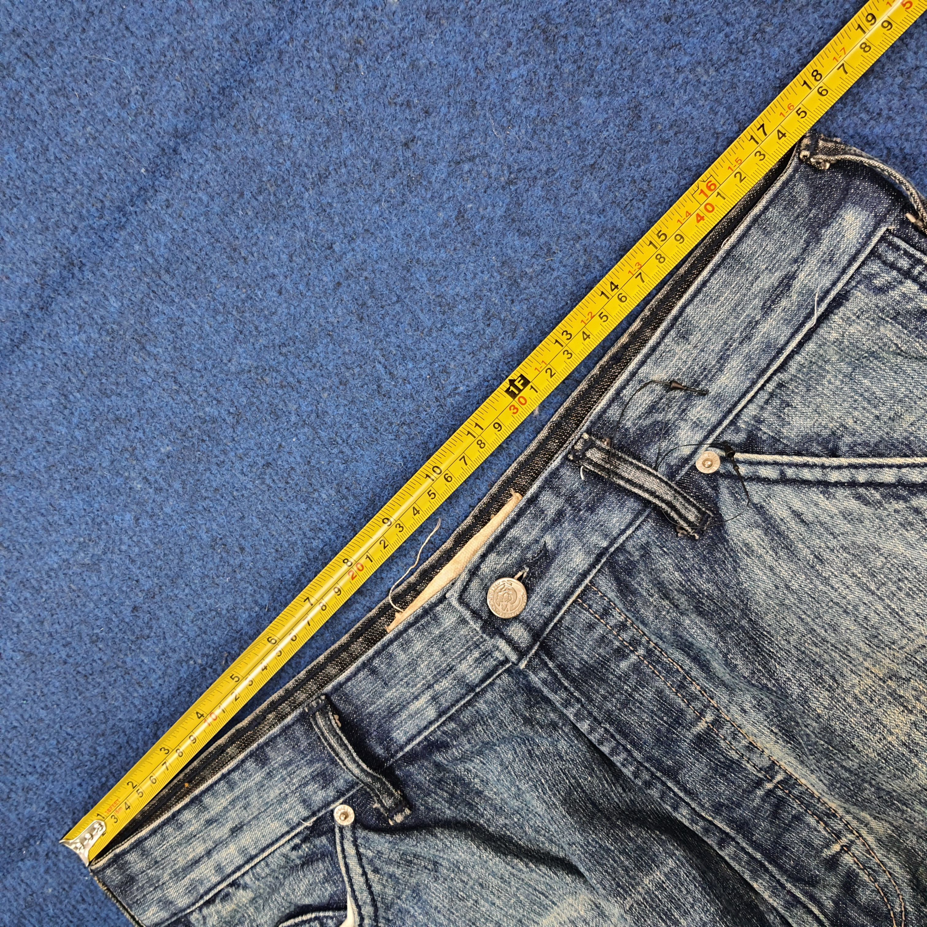 Diesel Rare Vintage Diesel Rabox Panelled Jeans Grunge C297N21 Size US 34 / EU 50 - 15 Thumbnail