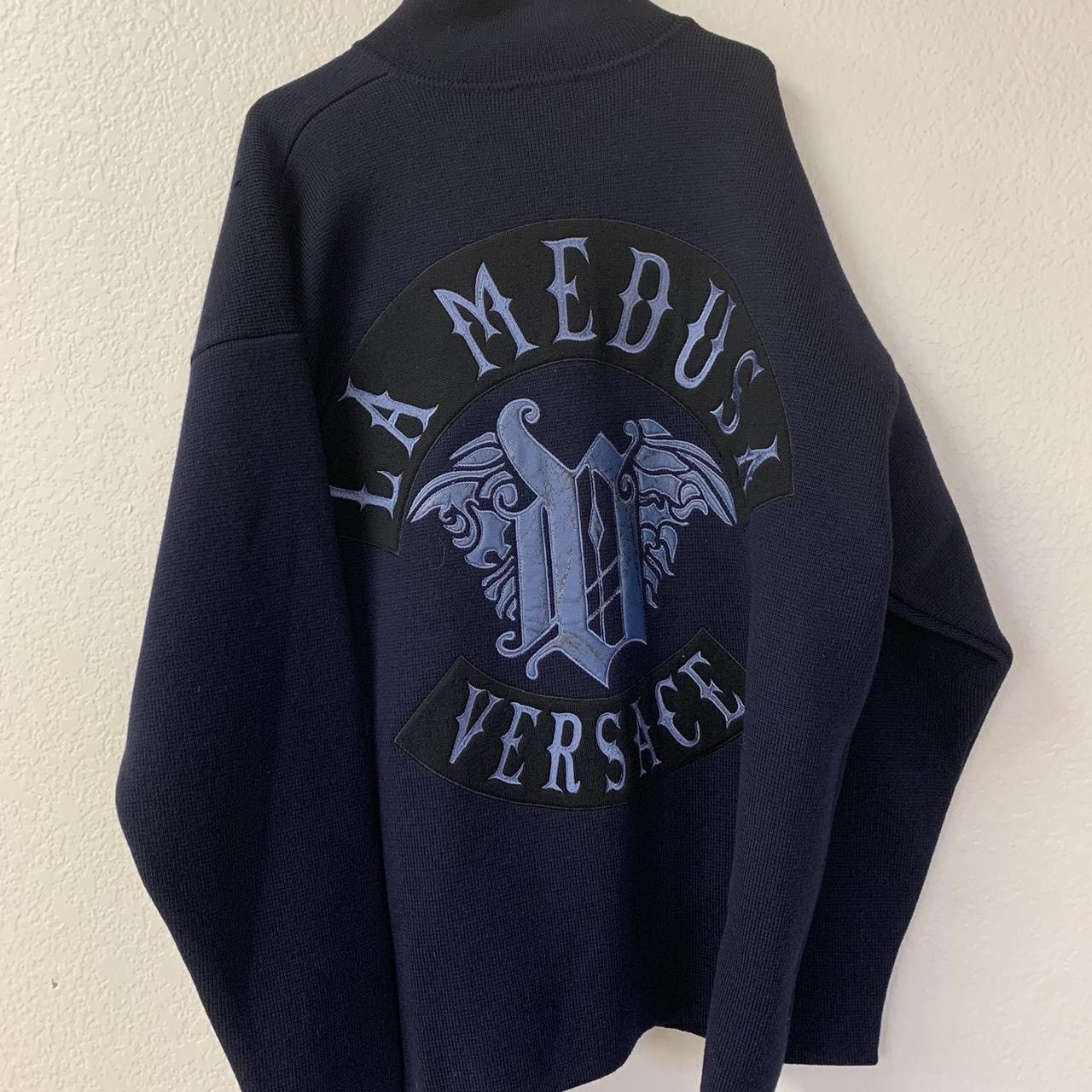 Versace Rare Gianni Versace La Medusa Versace Knit Jacket Size US L / EU 52-54 / 3 - 2 Thumbnail