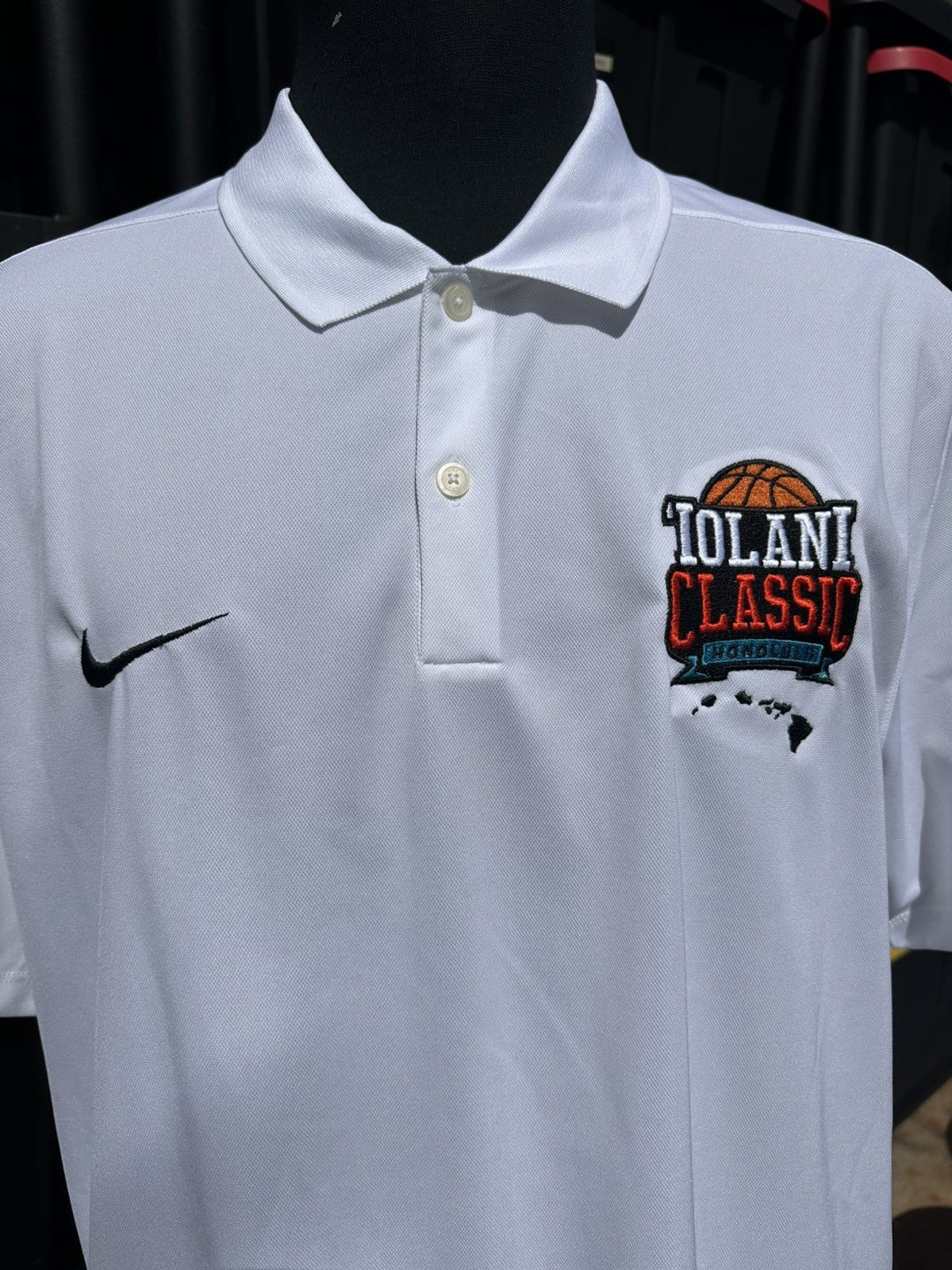 Nike Nike Iolani Classic Honolulu White Polo Shirt Men's XL Size US XL / EU 56 / 4 - 3 Thumbnail