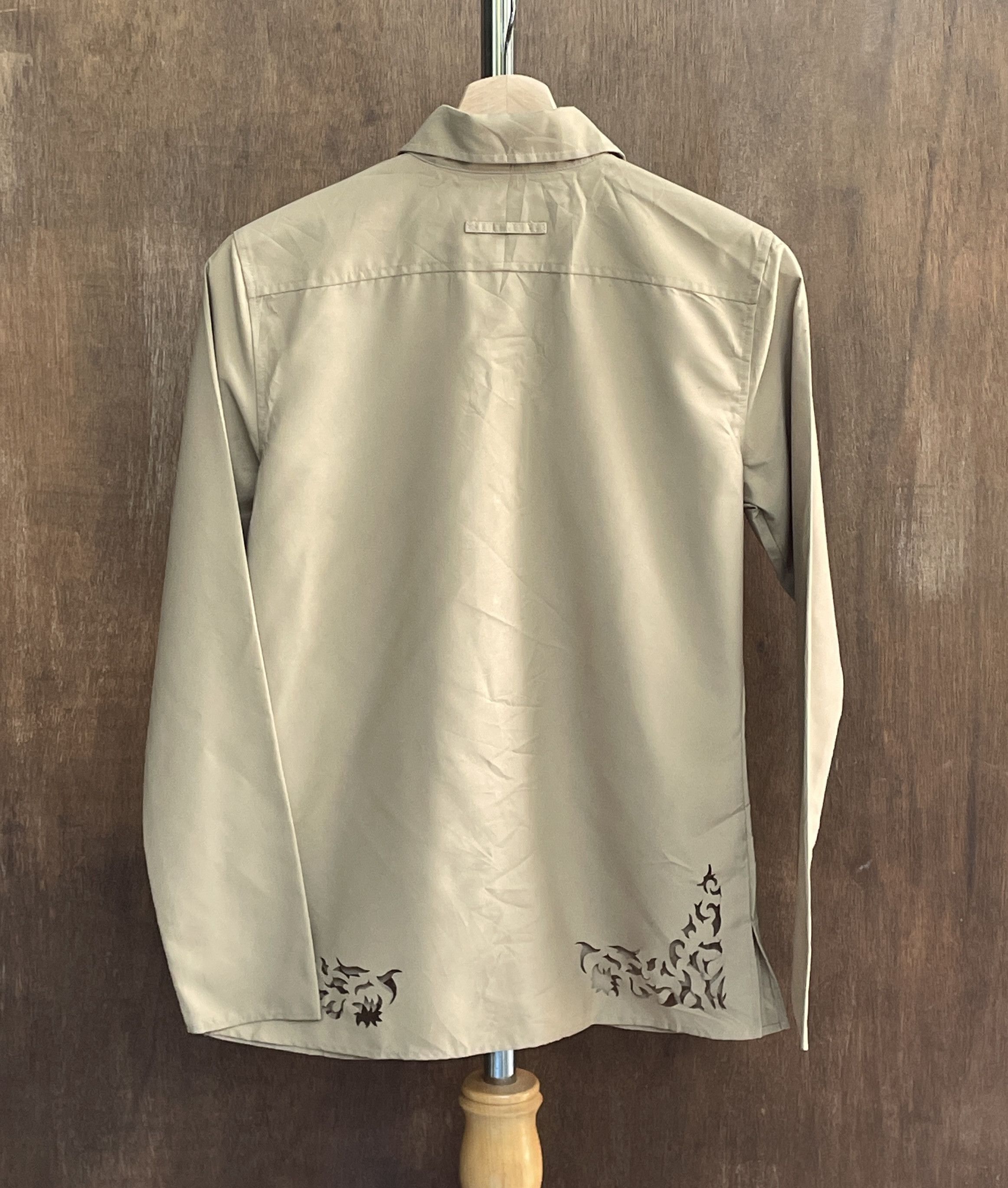 Jean Paul Gaultier Jean Paul Gaultier Beige Button Down Shirt Size US M / EU 48-50 / 2 - 5 Thumbnail