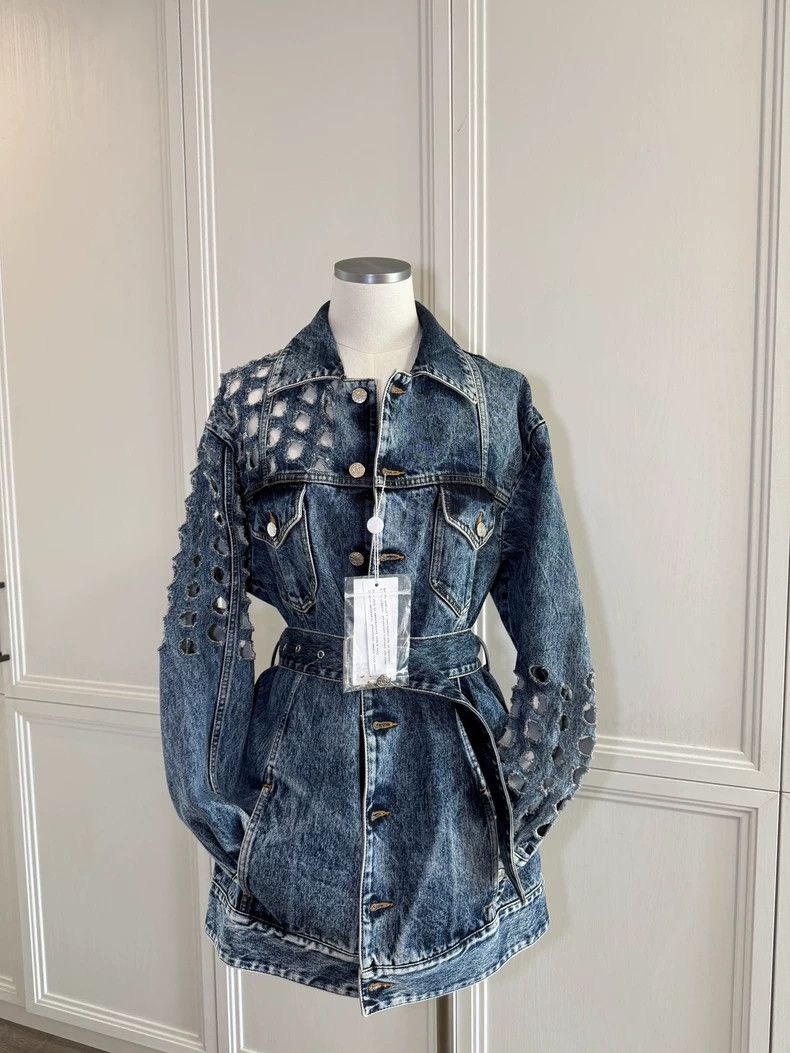 18ss White Super Bleach Denim Jacket