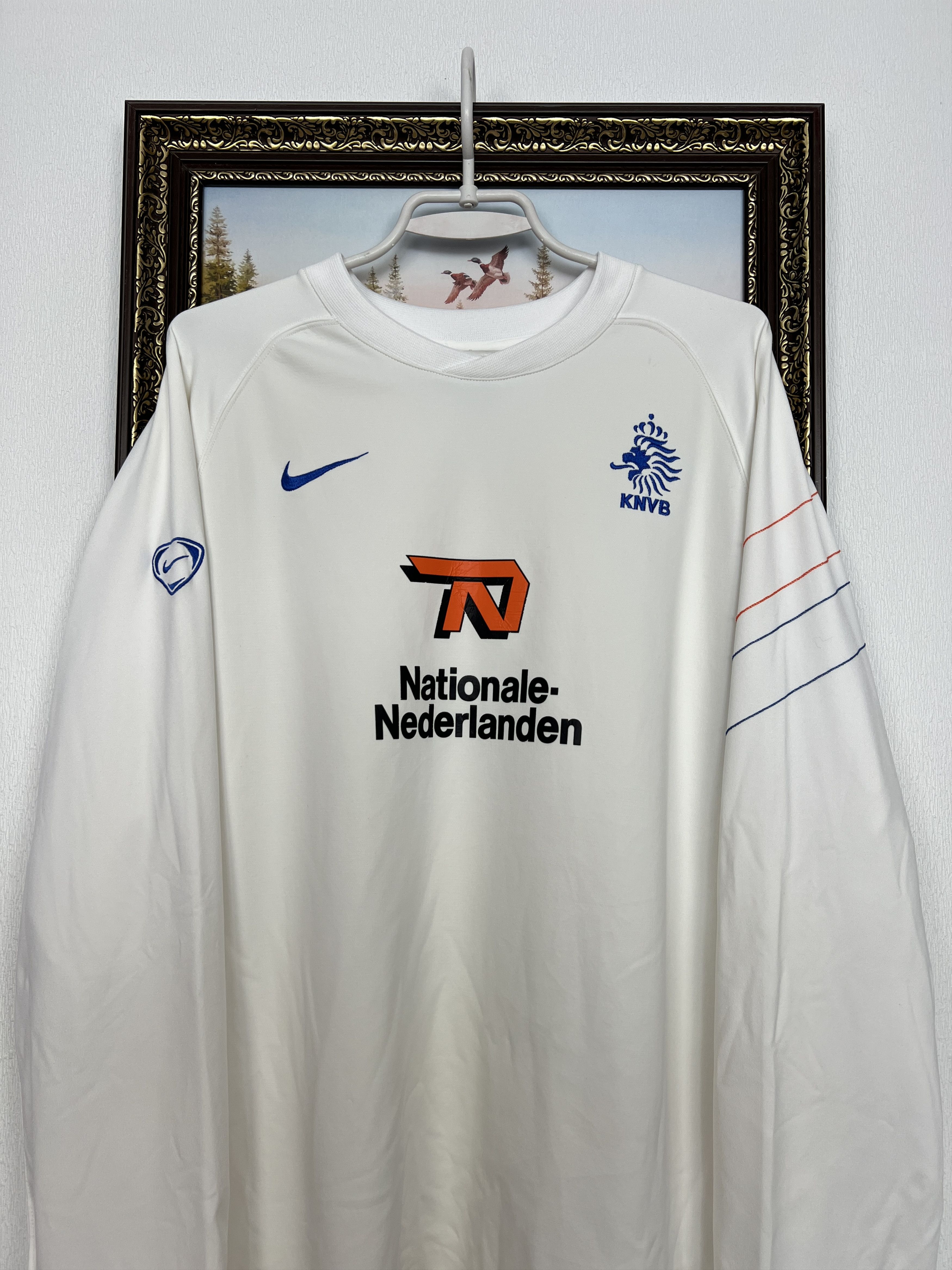 Nike Vintage Nike Netherlands Holland Football Train Sweatshirt Size US XL / EU 56 / 4 - 2 Thumbnail