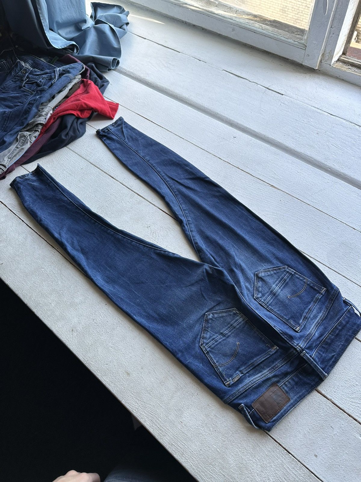 G-Star VNTG🚨G STAR RAW Jeans AVANT GARDE Washed Denim y2k Size 34" / US 12 / IT 48 - 9 Thumbnail