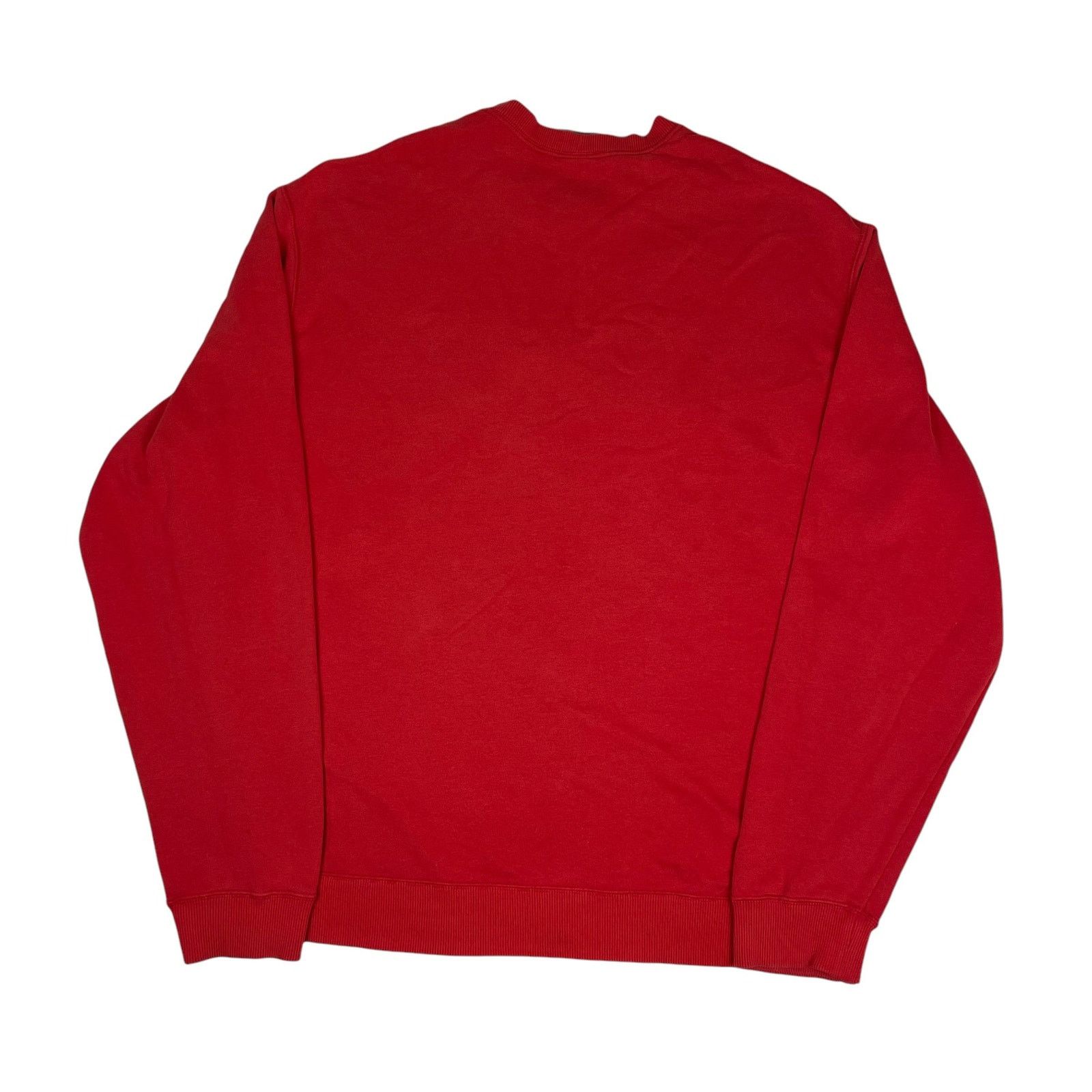 Nike × Vintage Nike Sportswear Men's Red Spellout Swoosh Sweatshirt 2XL Size US XXL / EU 58 / 5 - 9 Thumbnail