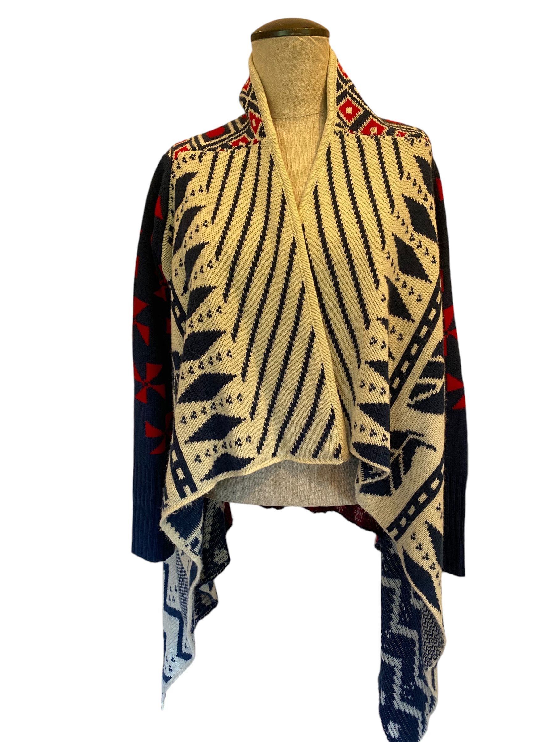 Anthropologie Haute Society Open Cardigan Sweater Size XS / US 0-2 / IT 36-38 - 1 Thumbnail