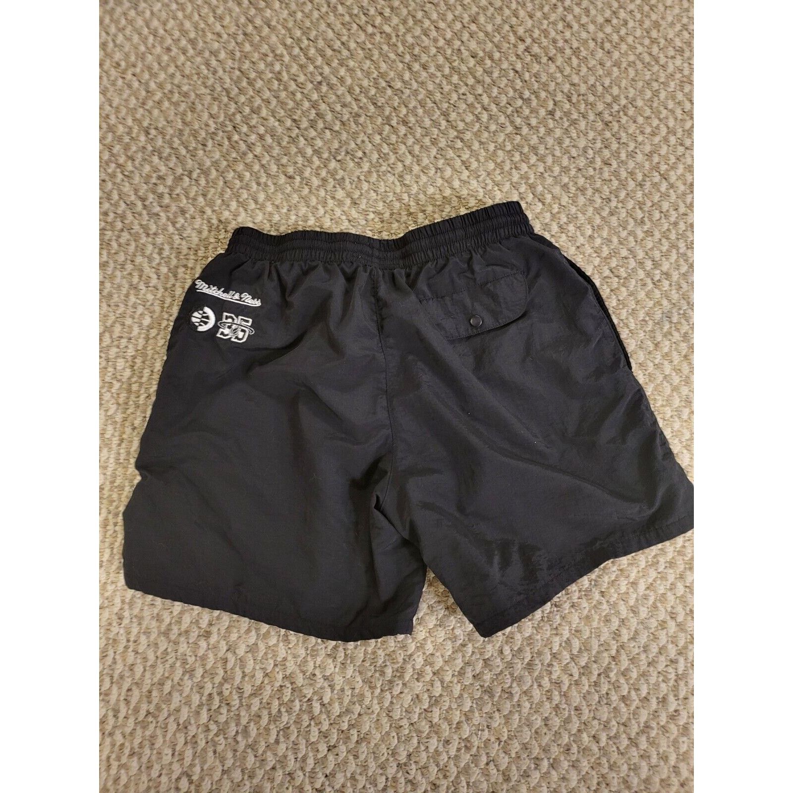 Mitchell & Ness Miami Heat Mitchell Ness Black Shorts Mens Size Small Size 32 - 5 Thumbnail