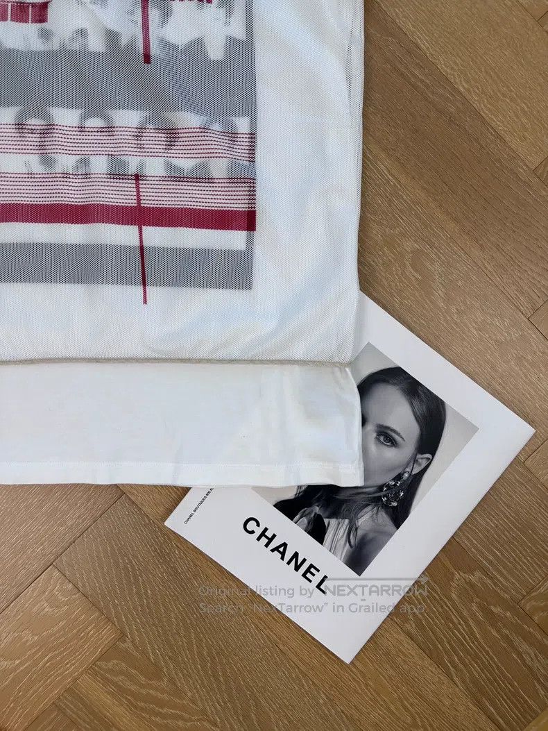 Dior Dior Mesh double-layer stacked printed fake two-piece T-sh Size US XS / EU 42 / 0 - 3 Thumbnail