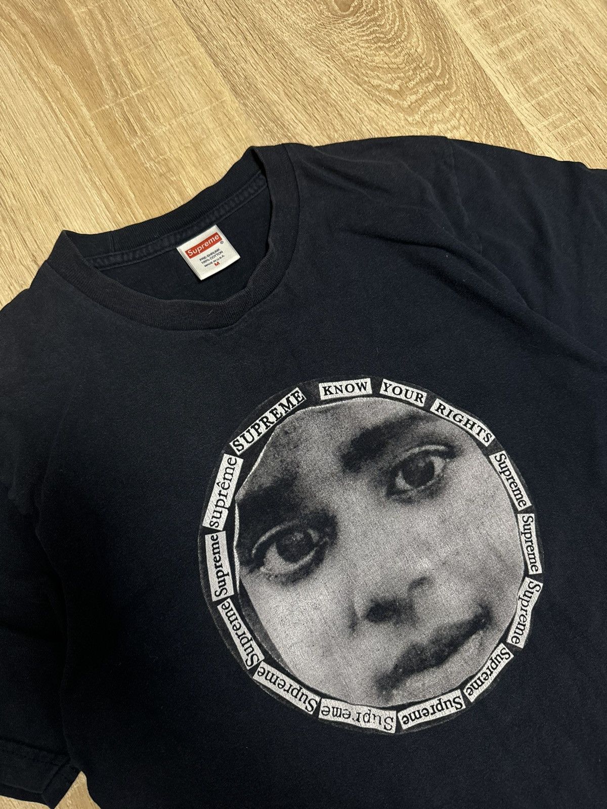 Supreme t-shirt Supreme SS17 Know Your Rights Black Size US M / EU 48-50 / 2 - 2 Thumbnail