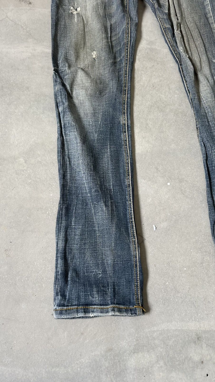 Beauty Beast VINTAGE DISTRESSED DENIM PANT AFFLICTION Size US 30 / EU 46 - 3 Thumbnail