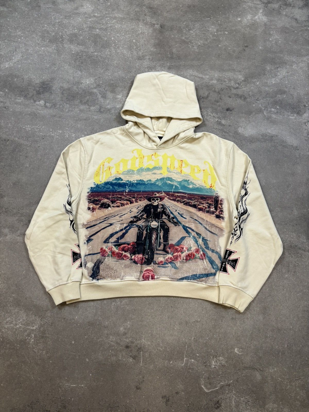 Godspeed Godspeed Long Lonely Road Hoodie, Bone Size US XS / EU 42 / 0 - 5 Thumbnail
