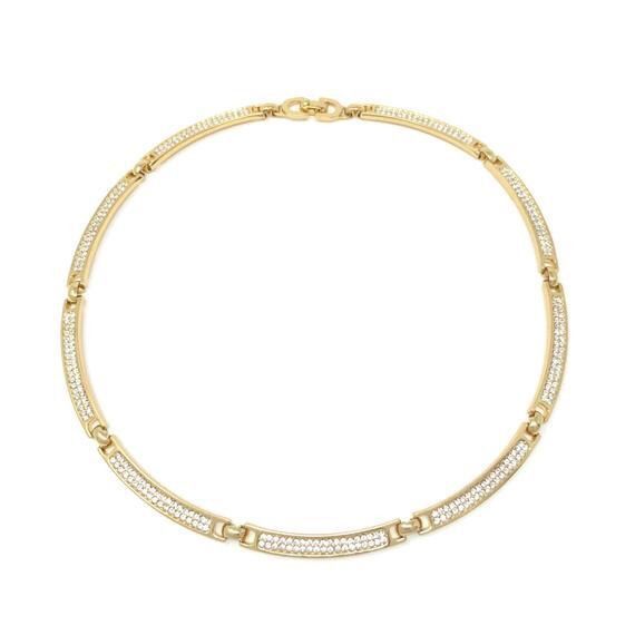 Dior Vintage Dior Rhinestone Necklace Size ONE SIZE - 4 Thumbnail