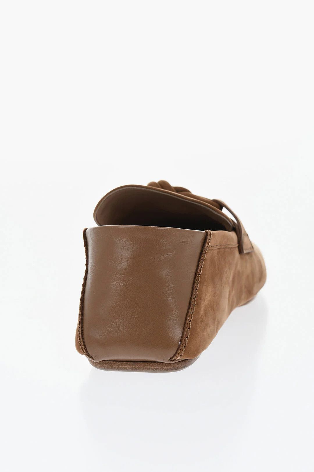 Bottega Veneta og1mm0426 Nubuck Loafers in Brown Size US 8 / EU 41 - 2 Thumbnail