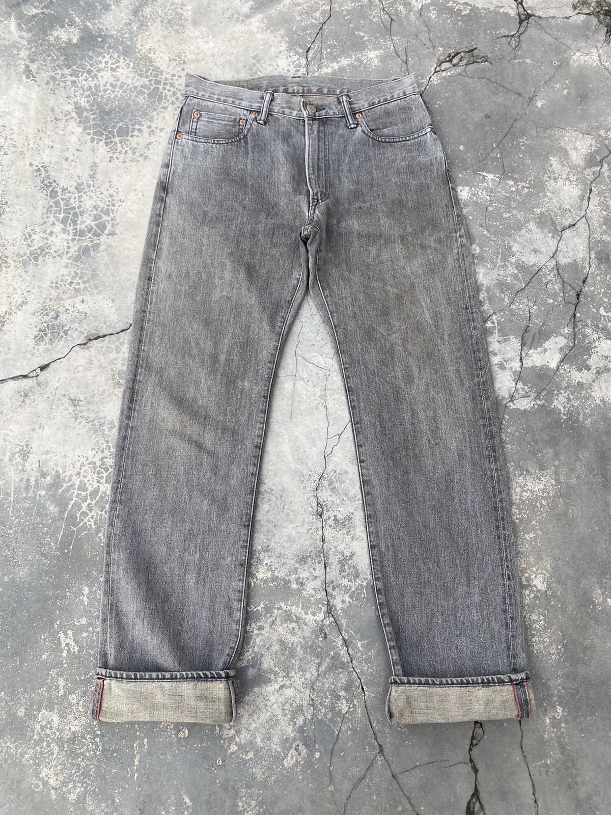 HOLLYWOOD RANCH MARKET × Japanese Brand HR MARKET Selvedge Jeans Size US 30 / EU 46 - 3 Thumbnail