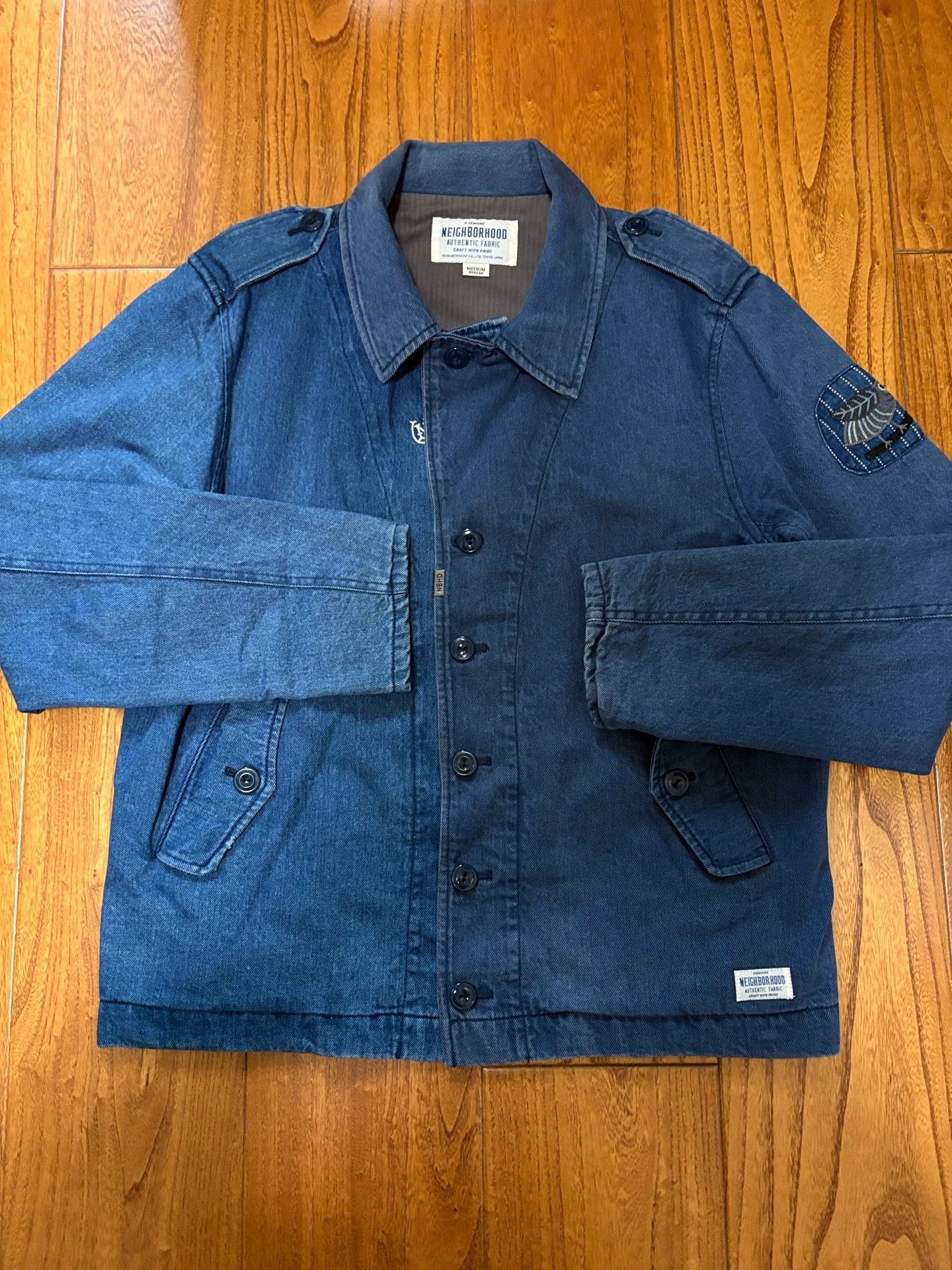 Neighborhood NEIGHBORHOOD M-38 Colorblock Washed Jacket 16 M Like New Size US M / EU 48-50 / 2 - 2 Thumbnail