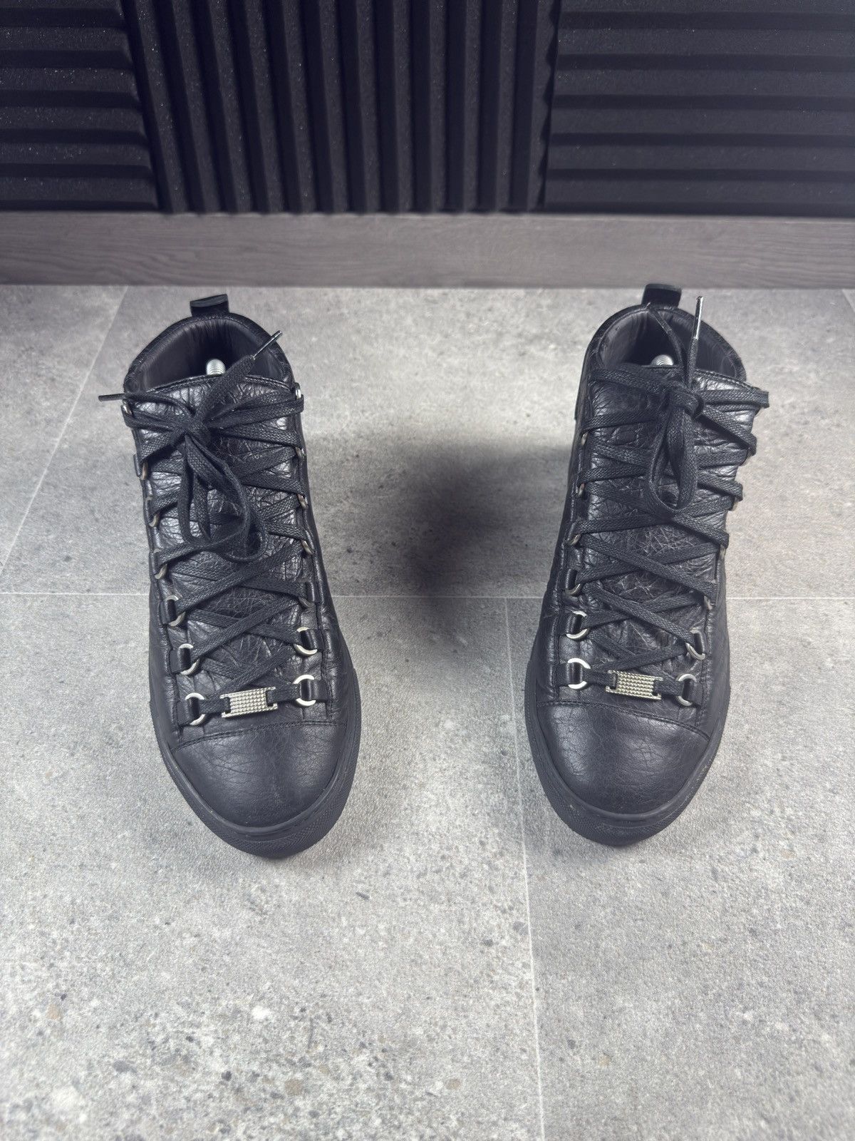 Balenciaga Balenciaga Arena High Black Size US 5 / EU 37 - 4 Thumbnail