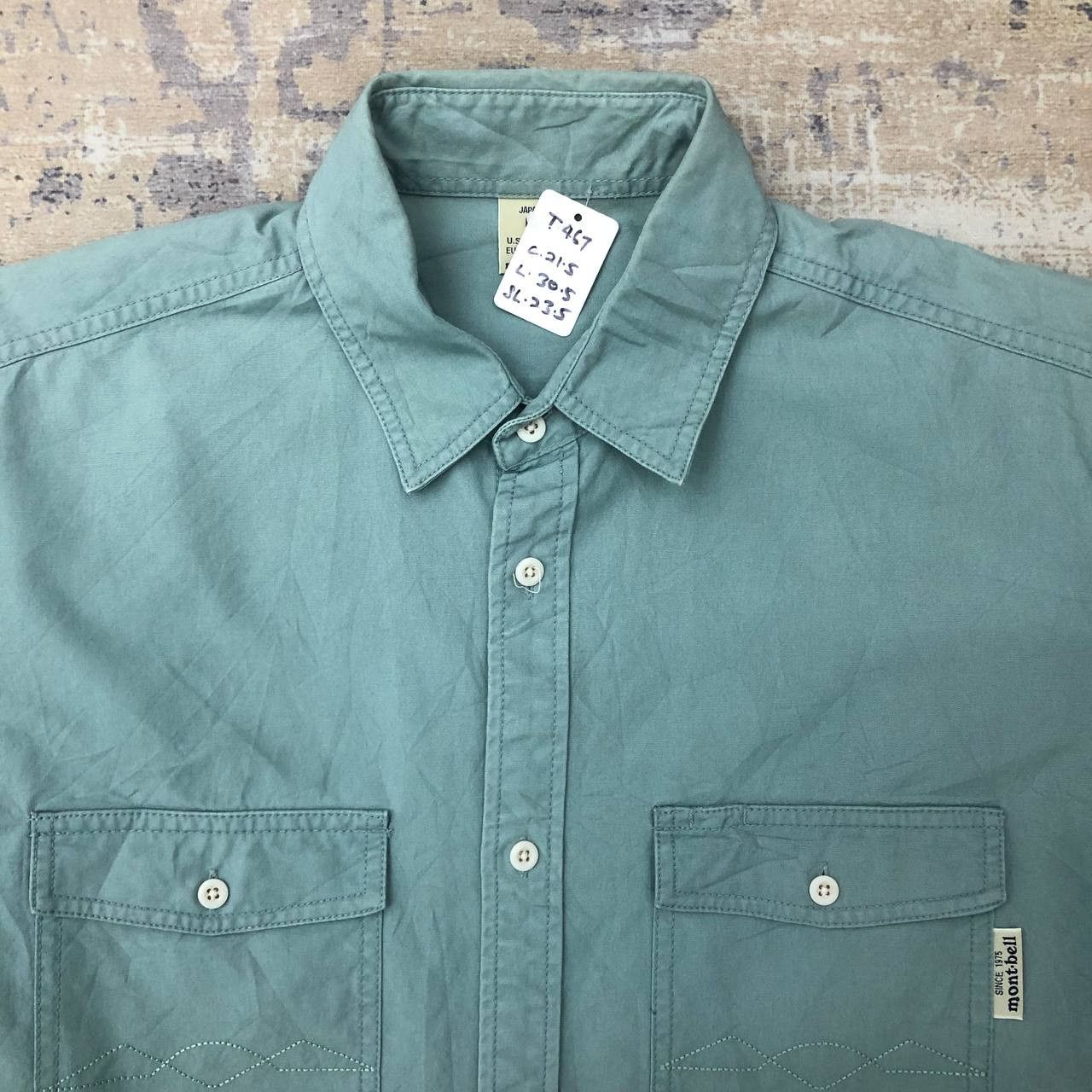 Montbell T467 MONTBELL OUTDOOR SHIRTS Size US M / EU 48-50 / 2 - 5 Thumbnail