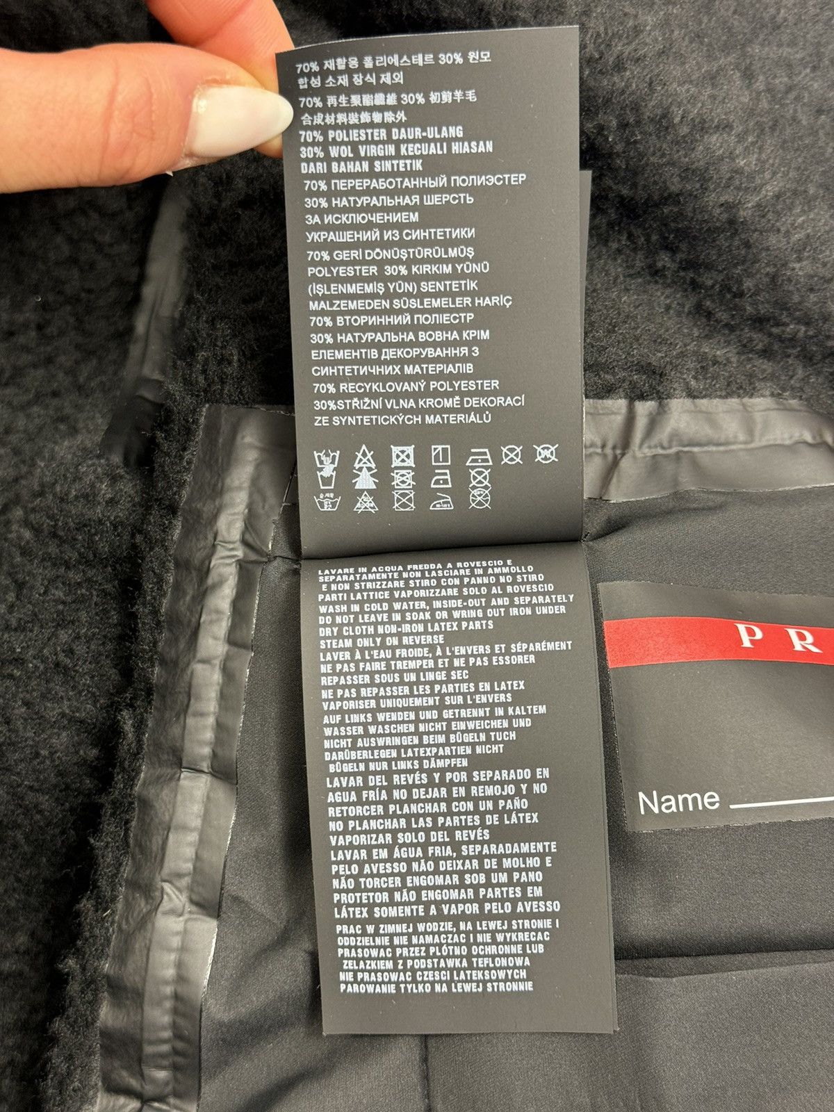 Prada PRADA OVERSIZED HOODED FLEECE JACKET Size US XXL / EU 58 / 5 - 15 Thumbnail