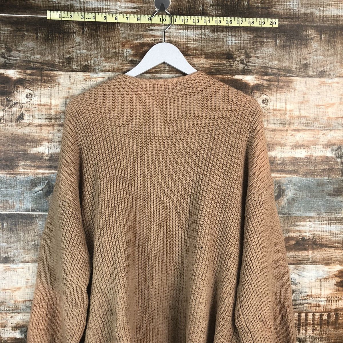 Japanese Brand Earth Music & Econology Brown Cardigan Knitwear #A2272 Size XL / US 12-14 / IT 48-50 - 13 Thumbnail