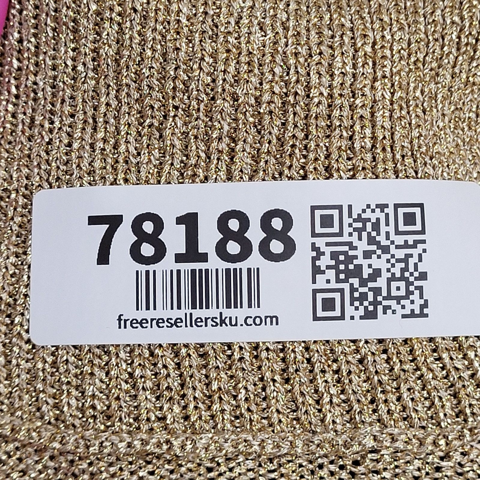 Other VTG 70s Gold Metallic Shimmer Sweater 1/4 Zip Lurex Top M Size M / US 6-8 / IT 42-44 - 11 Thumbnail