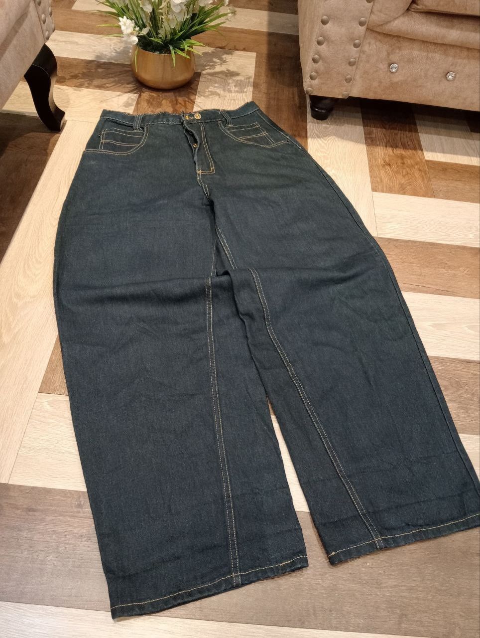 Cross Colours VINTAGE CROSS COLOURS BAGGY WIDE LEG DENIM PANTS Size US 32 / EU 48 - 3 Thumbnail