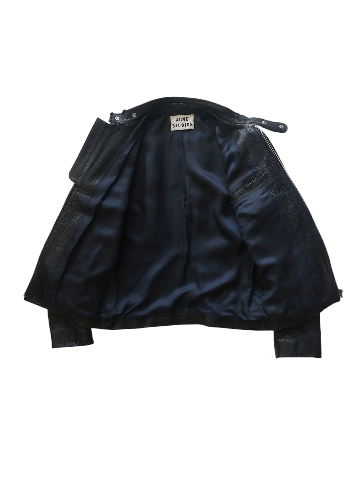 Acne Studios Acne Studios Oliver Leather Jacket Black Size 48 Size US M / EU 48-50 / 2 - 10 Thumbnail