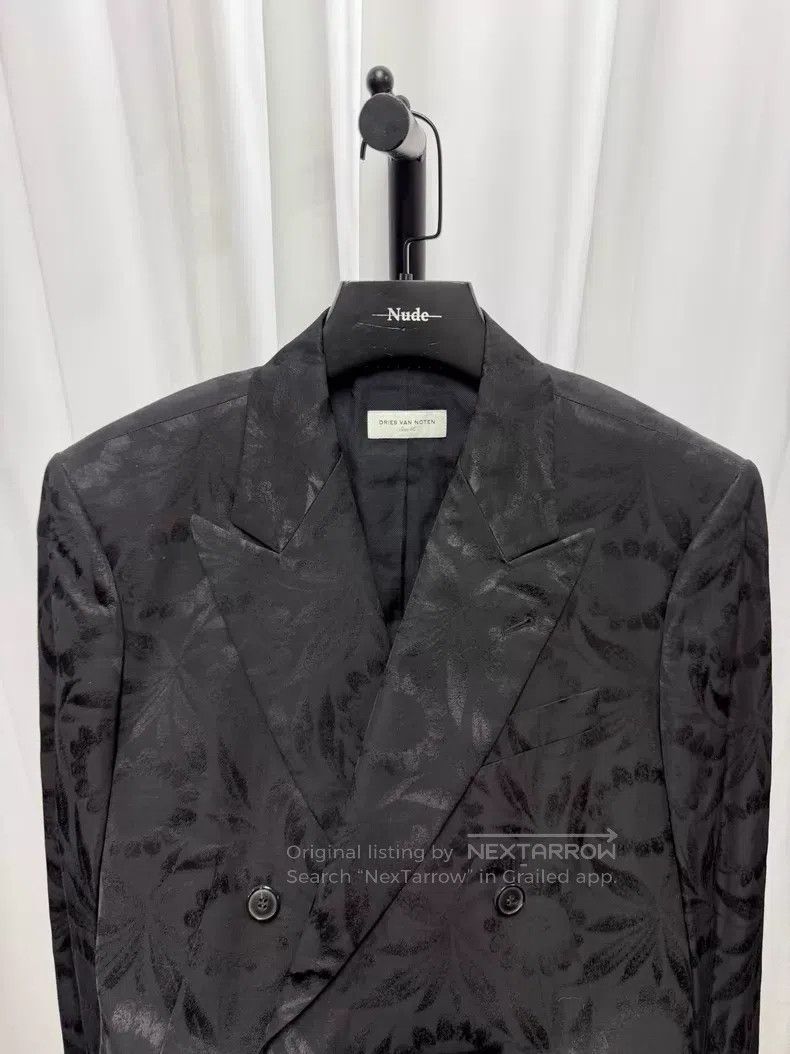 Dries Van Noten DRIES VAN NOTEN Silk Jacquard Jacket Size US S / EU 44-46 / 1 - 4 Thumbnail
