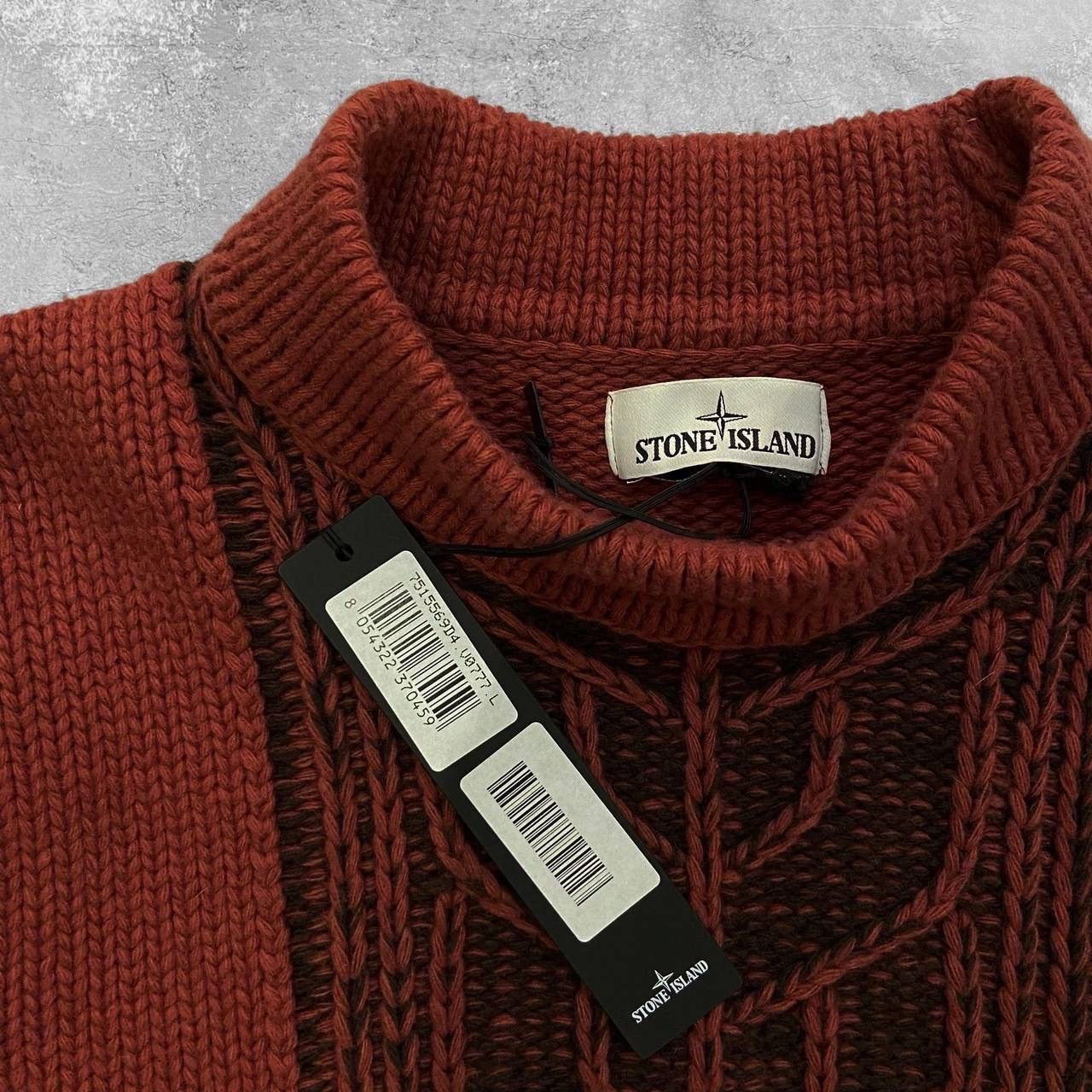 Stone Island Stone Island Lambswool Knitwear Size US L / EU 52-54 / 3 - 3 Thumbnail
