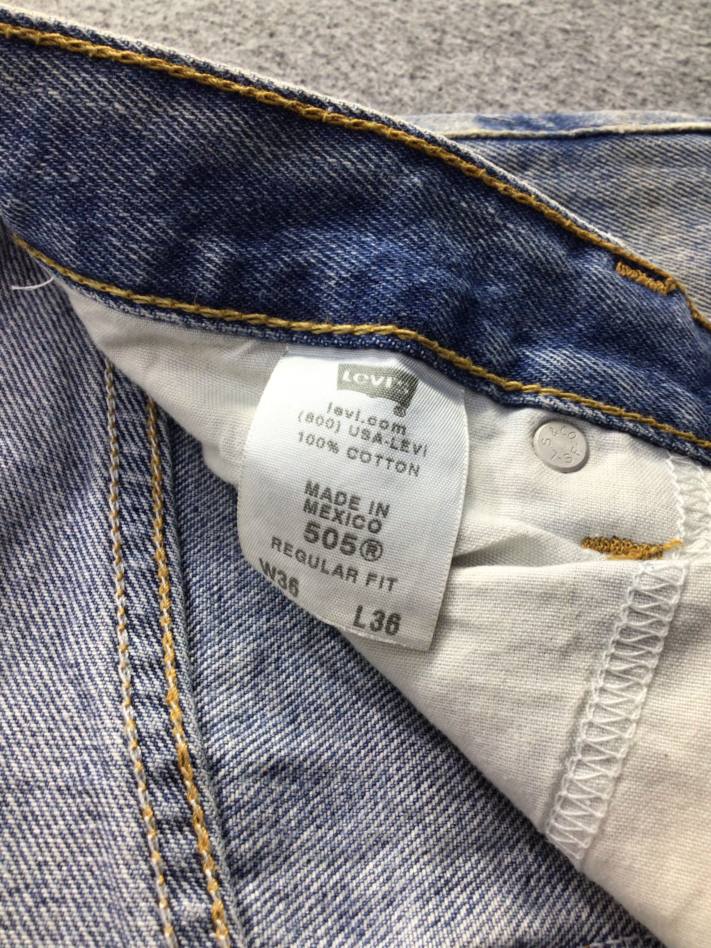 Levi's Vintage Levis 505 Jeans-J903 Size US 36 / EU 52 - 10 Thumbnail