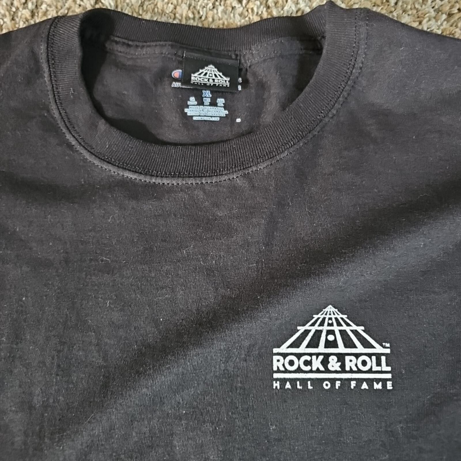 Champion Champion Rock N Roll Hall Of Fame XL Shirt Long Live Rock Size US XL / EU 56 / 4 - 3 Thumbnail