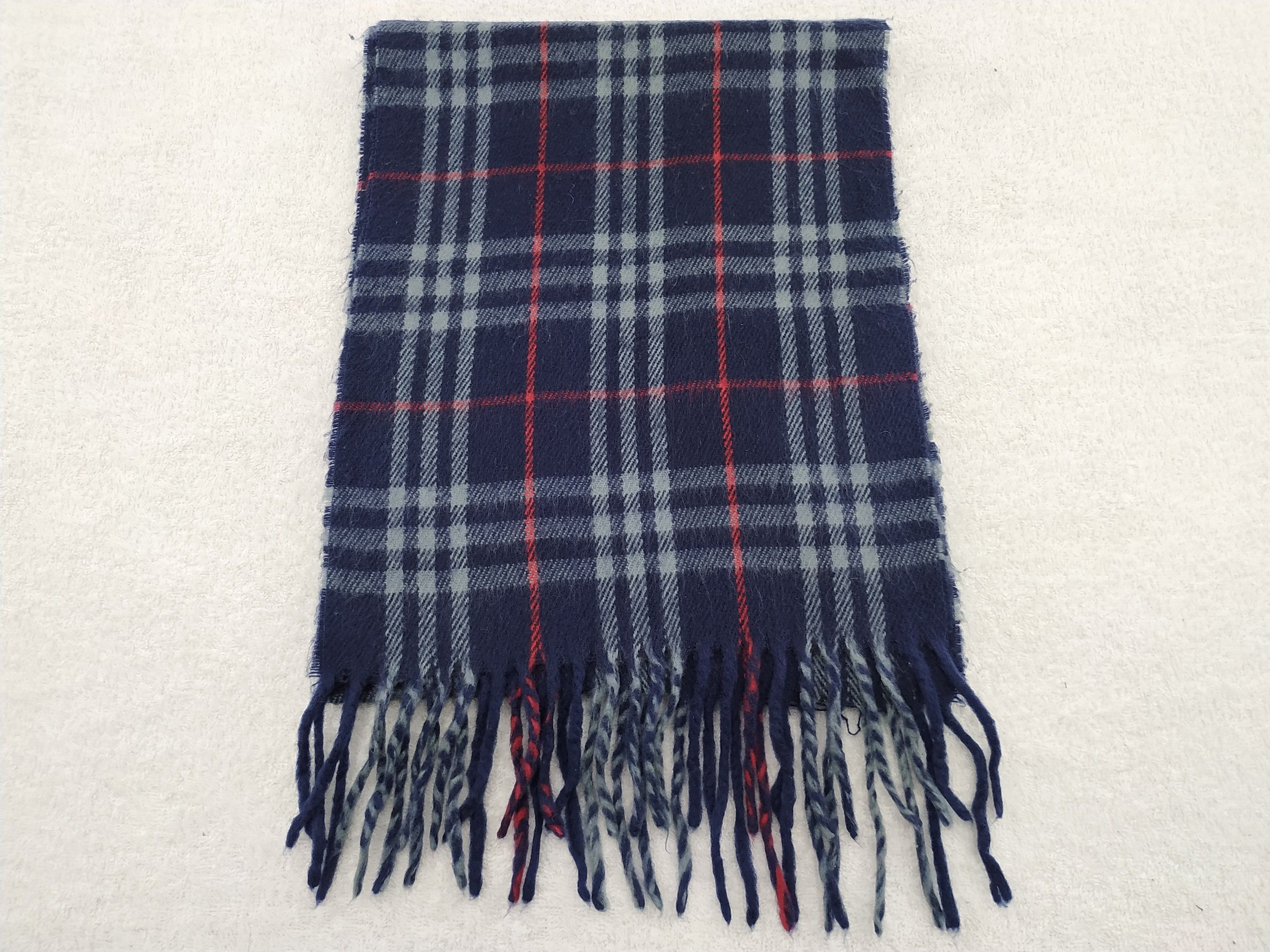 Burberry × Vintage Burberry Scarf / Muffler / Neckwear - WW139 Size ONE SIZE - 2 Thumbnail