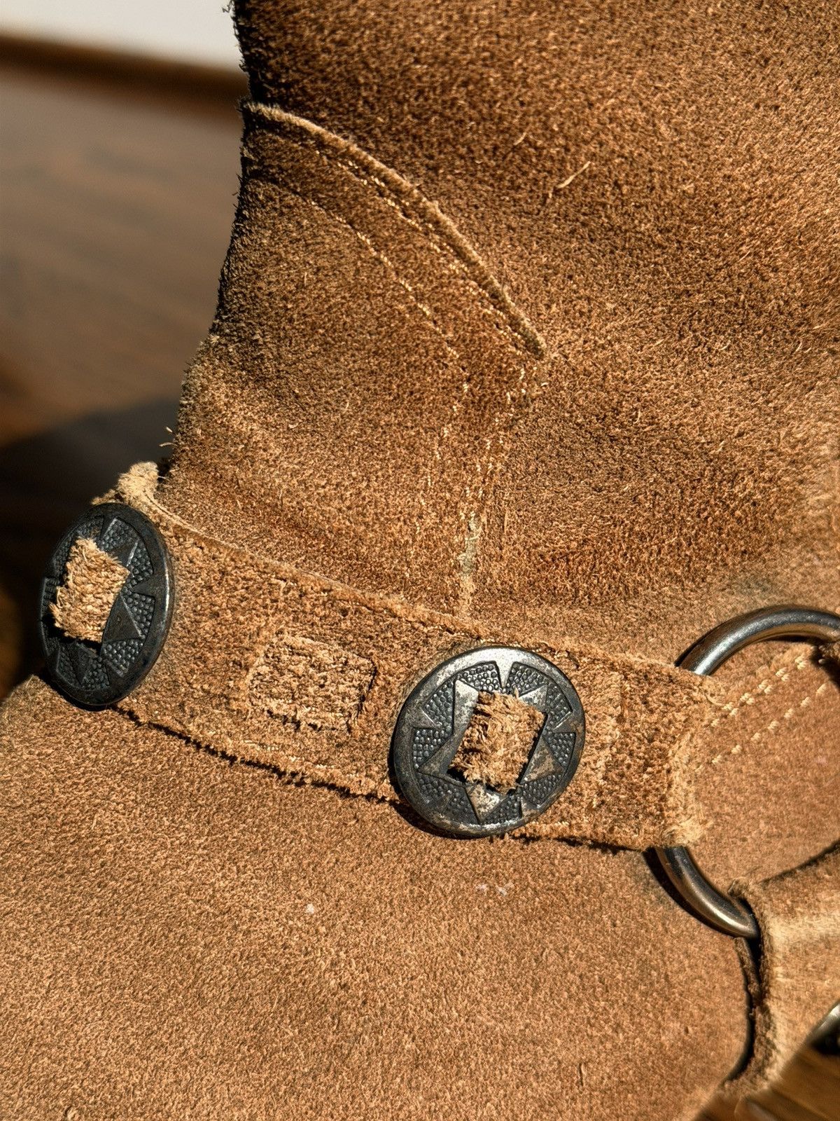 Saint Laurent Paris Saint Laurent Wyatt SS15 Concho Noisette suede Size US 10 / EU 43 - 3 Thumbnail