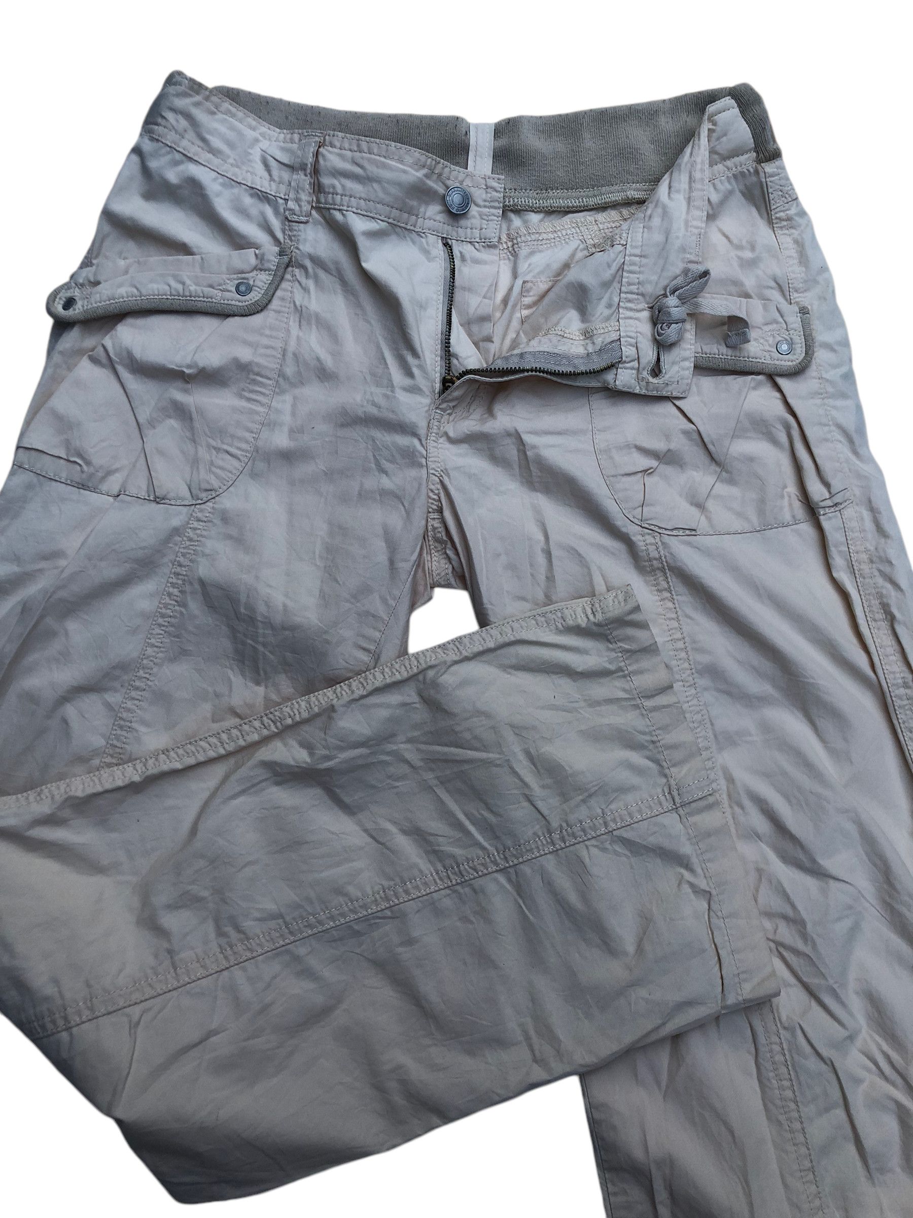 If Six Was Nine × Le Grande Bleu (L.G.B.) Womens Flare Bomber Parachute Cargo Pants Trousers Japan Size 30" / US 8 / IT 44 - 7 Thumbnail