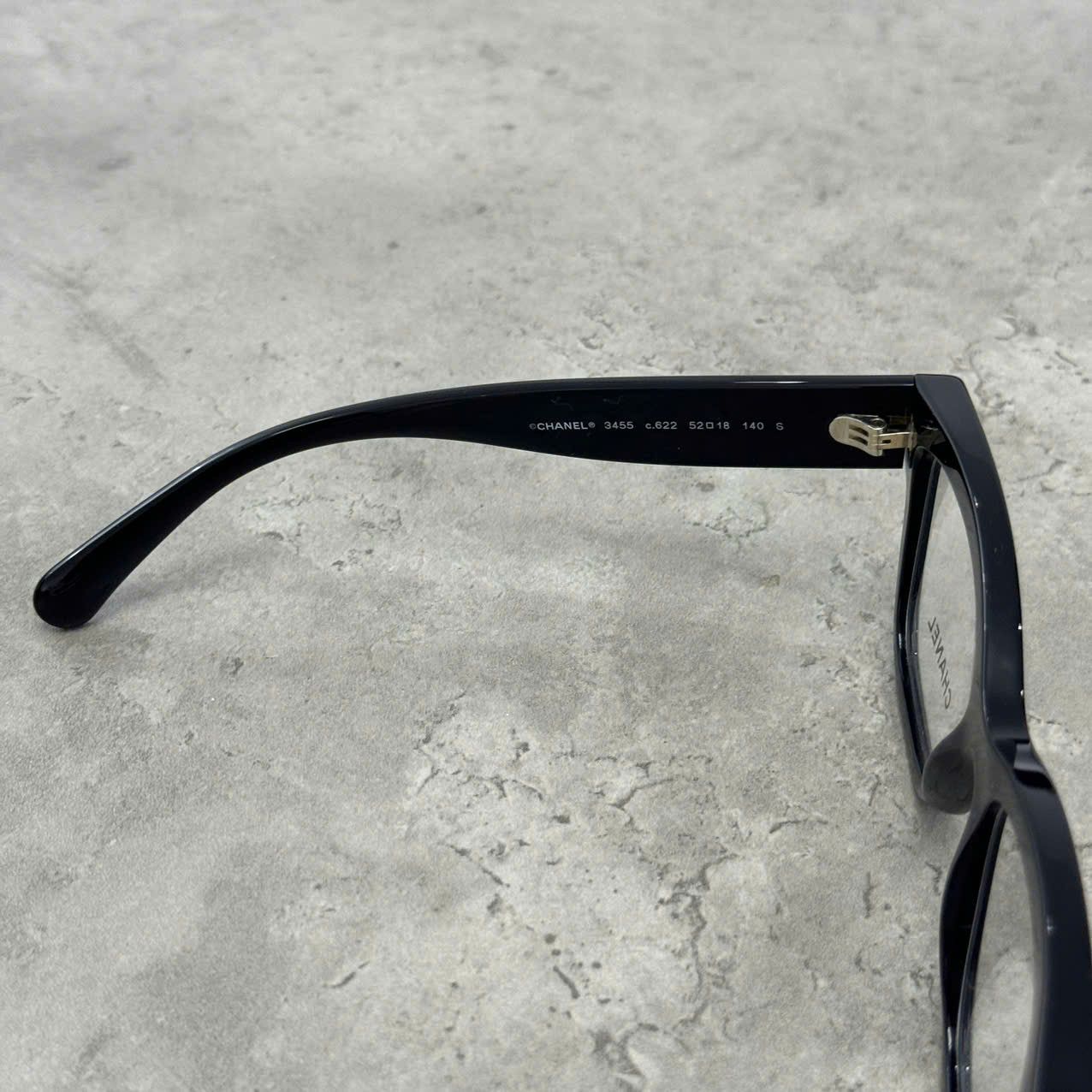Chanel CHANEL 0CH3455 C622 Eyeglasses BLACK Size ONE SIZE - 4 Thumbnail