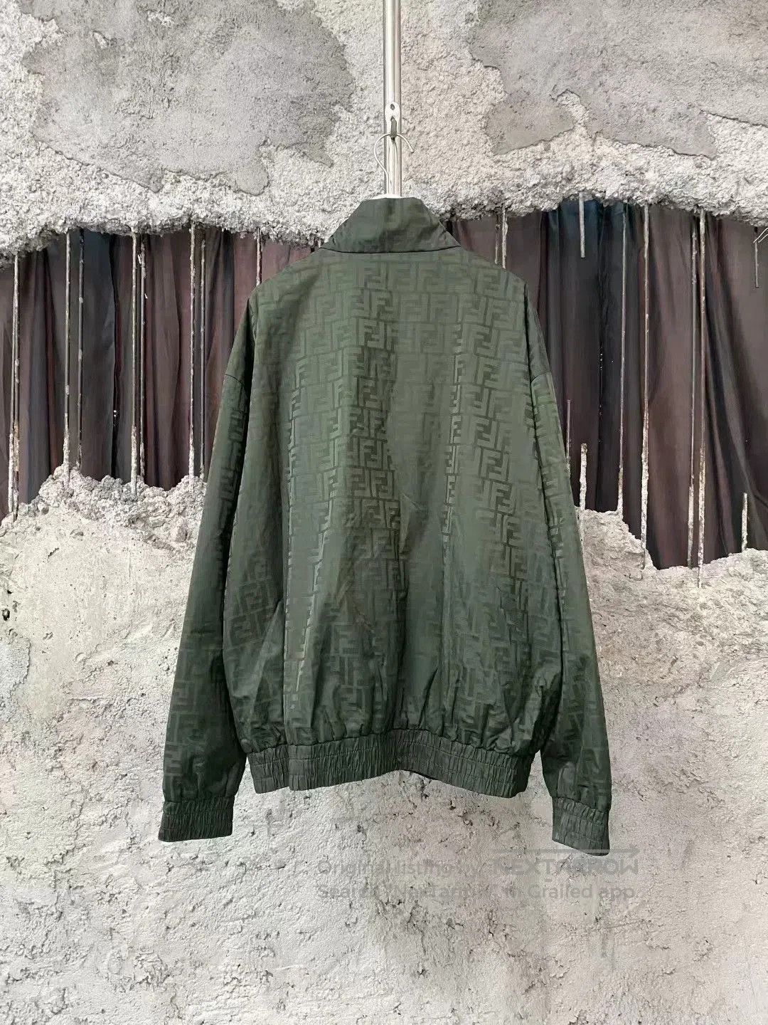 Fendi Fendi Green Monogram Print Jacket. Size US L / EU 52-54 / 3 - 2 Thumbnail