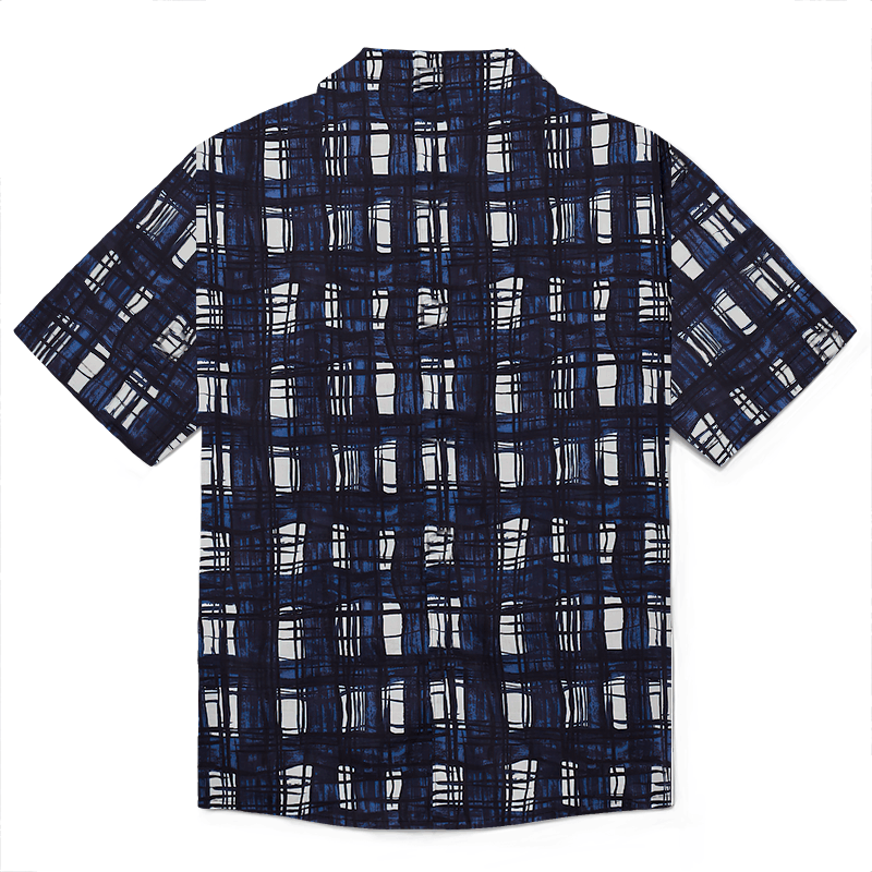 The Unbranded Brand Men's Blue Madras Check Pattern Shirt Size US M / EU 48-50 / 2 - 3 Thumbnail
