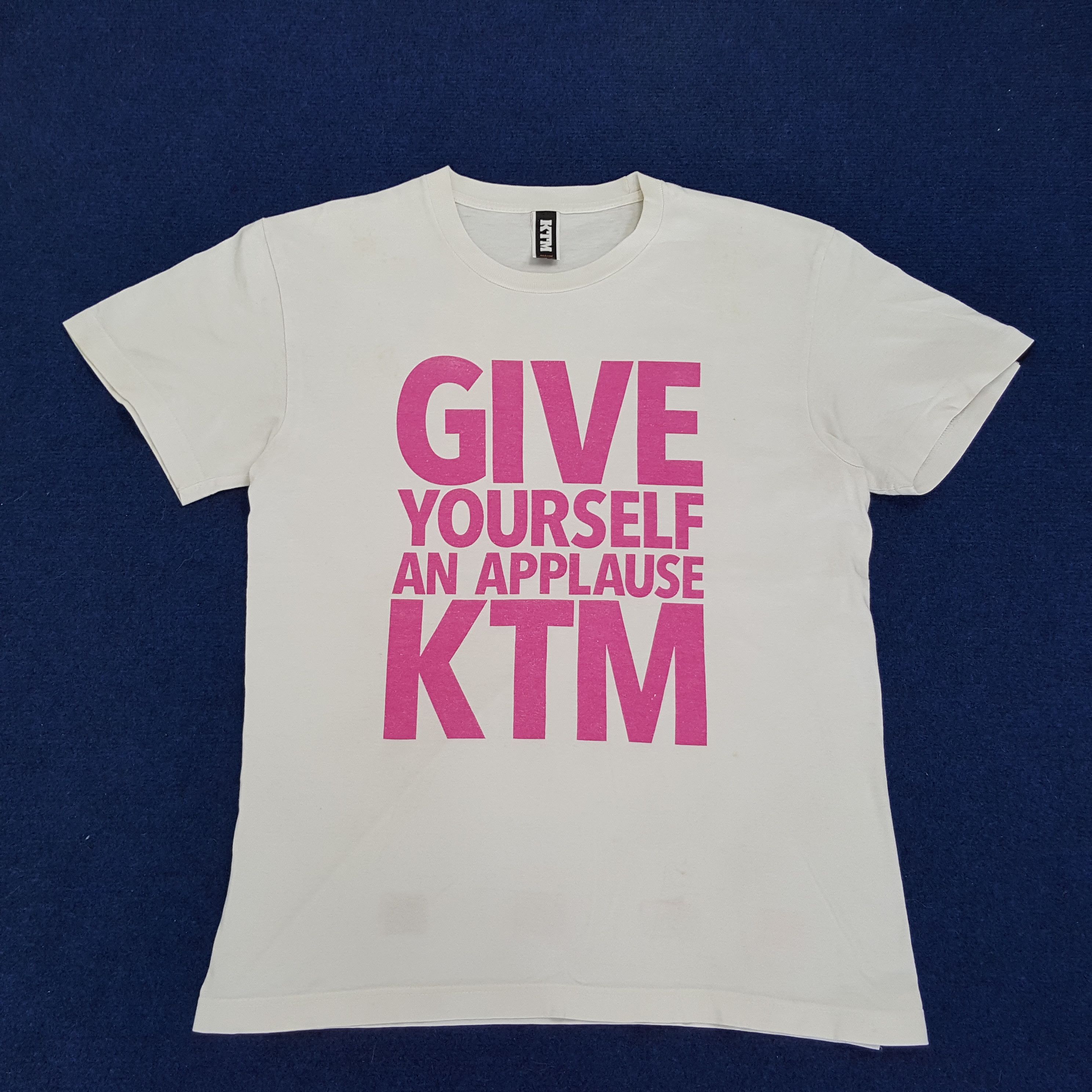 Vintage Vintage KTM Streetwear T-shirt Size US M / EU 48-50 / 2 - 3 Thumbnail