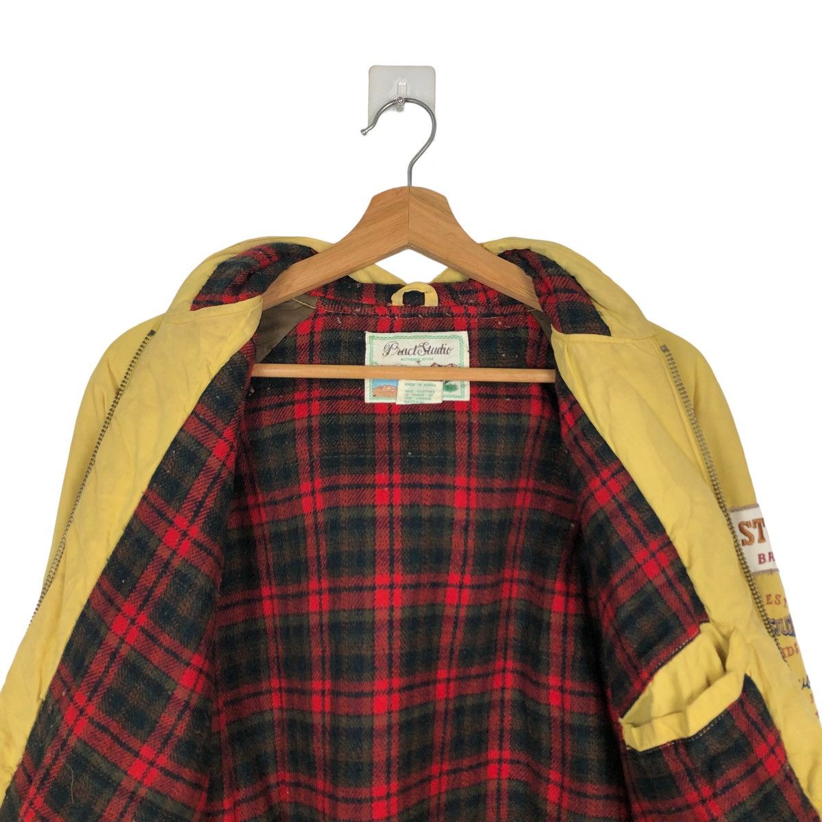 Japanese Brand VINTAGE BOMBER JACKET PRACT STUDIO ISSEY MIYAKE BIG LOGO Size US M / EU 48-50 / 2 - 11 Thumbnail