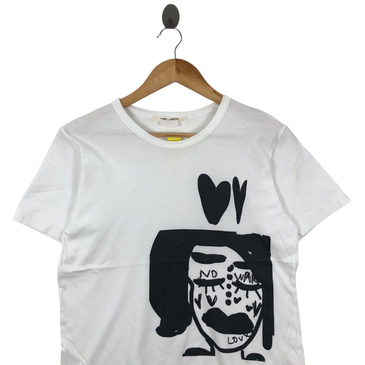 Comme des Garcons CDG Comme Des Garçons Love No War Tee Shirt Size M Size US M / EU 48-50 / 2 - 2 Thumbnail