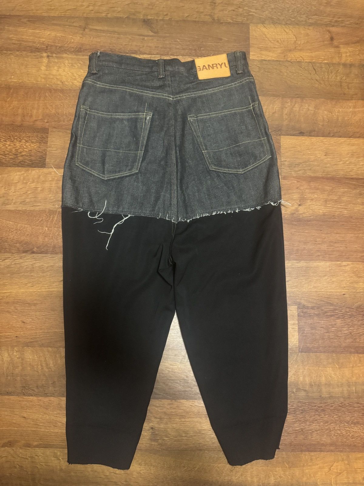 Comme des Garcons Ganryu x CDG Hybrid Denim Trousers Size US 30 / EU 46 - 2 Thumbnail
