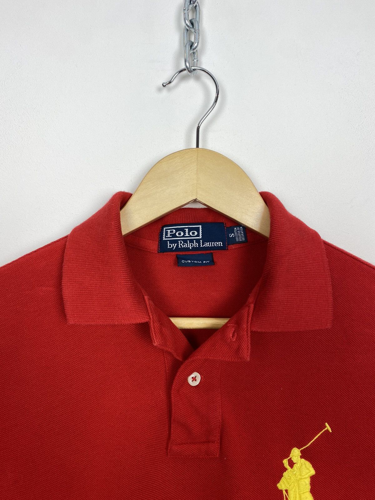 Polo Ralph Lauren Vintage Polo Ralph Lauren Embroidered Logo Polo Shirt Red Size US S / EU 44-46 / 1 - 4 Thumbnail