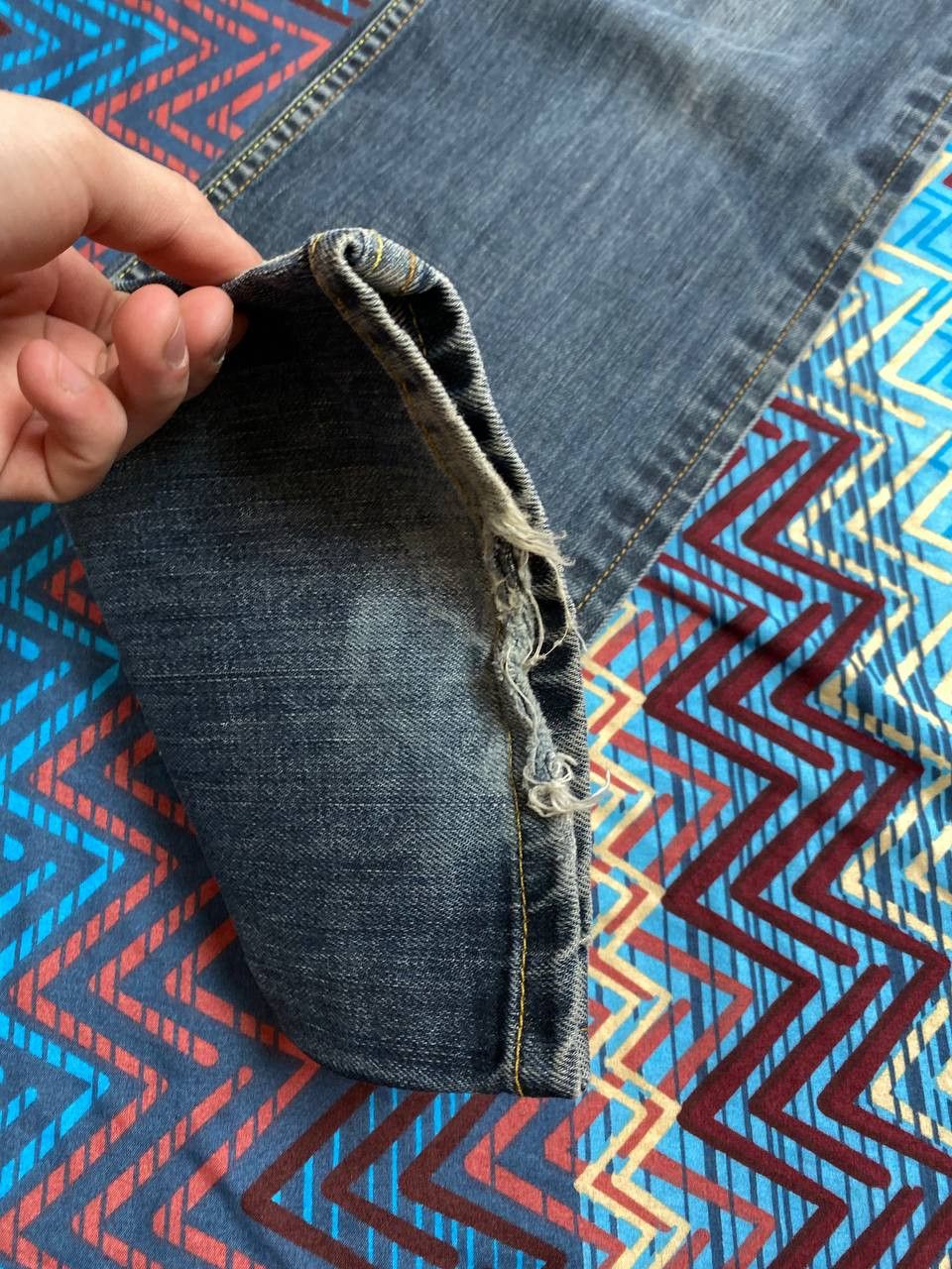 Levi's Crazy vintage y2k faded washed Levi’s denim jeans skater Size US 32 / EU 48 - 16 Thumbnail