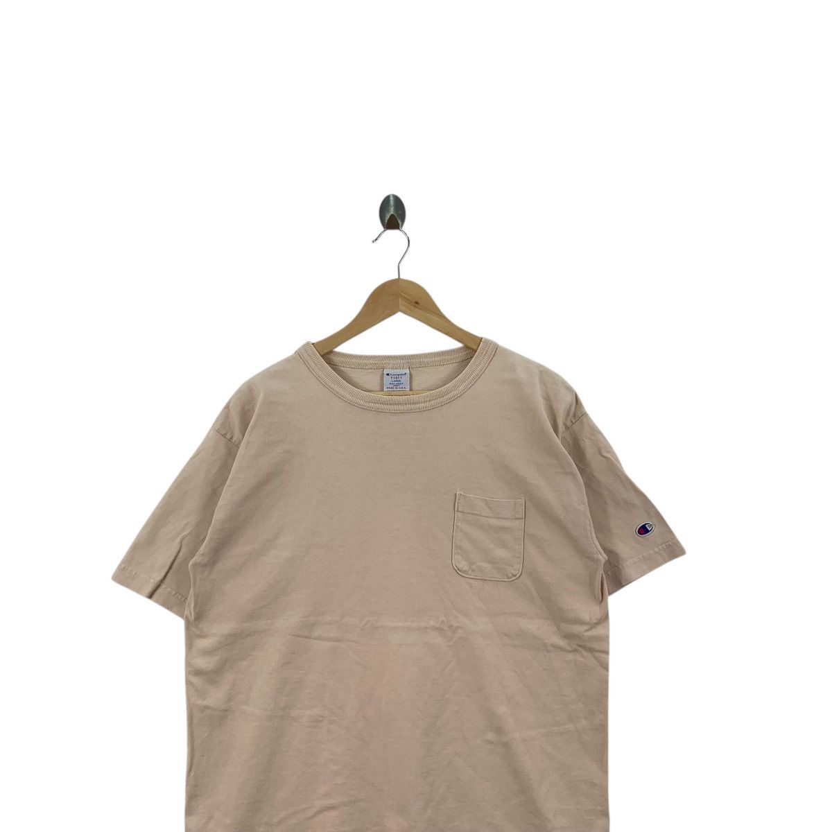 Champion Vintage CHAMPION HEAVY WEIGHT Cotton Made In USA Tee Shirt Size US M / EU 48-50 / 2 - 2 Thumbnail