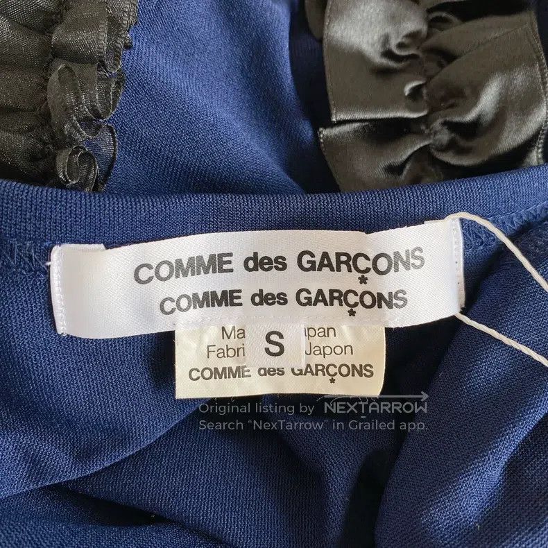 Comme des Garcons Comme Des Garcons Blue lace top with elasticity Size S / US 4 / IT 40 - 5 Thumbnail