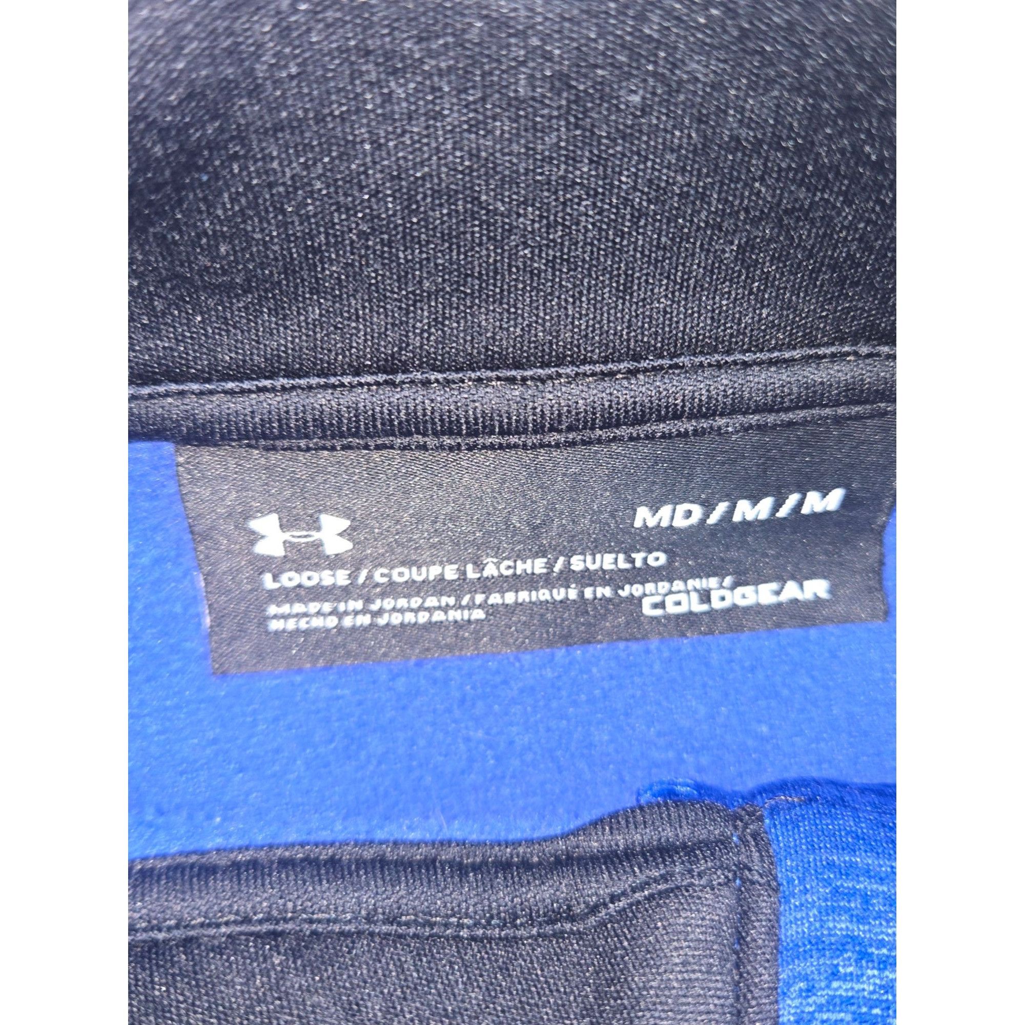 Under Armour Under Armour Blue ColdGear 1/4 Zip Pullover Mens Size Mediu Size US M / EU 48-50 / 2 - 4 Thumbnail