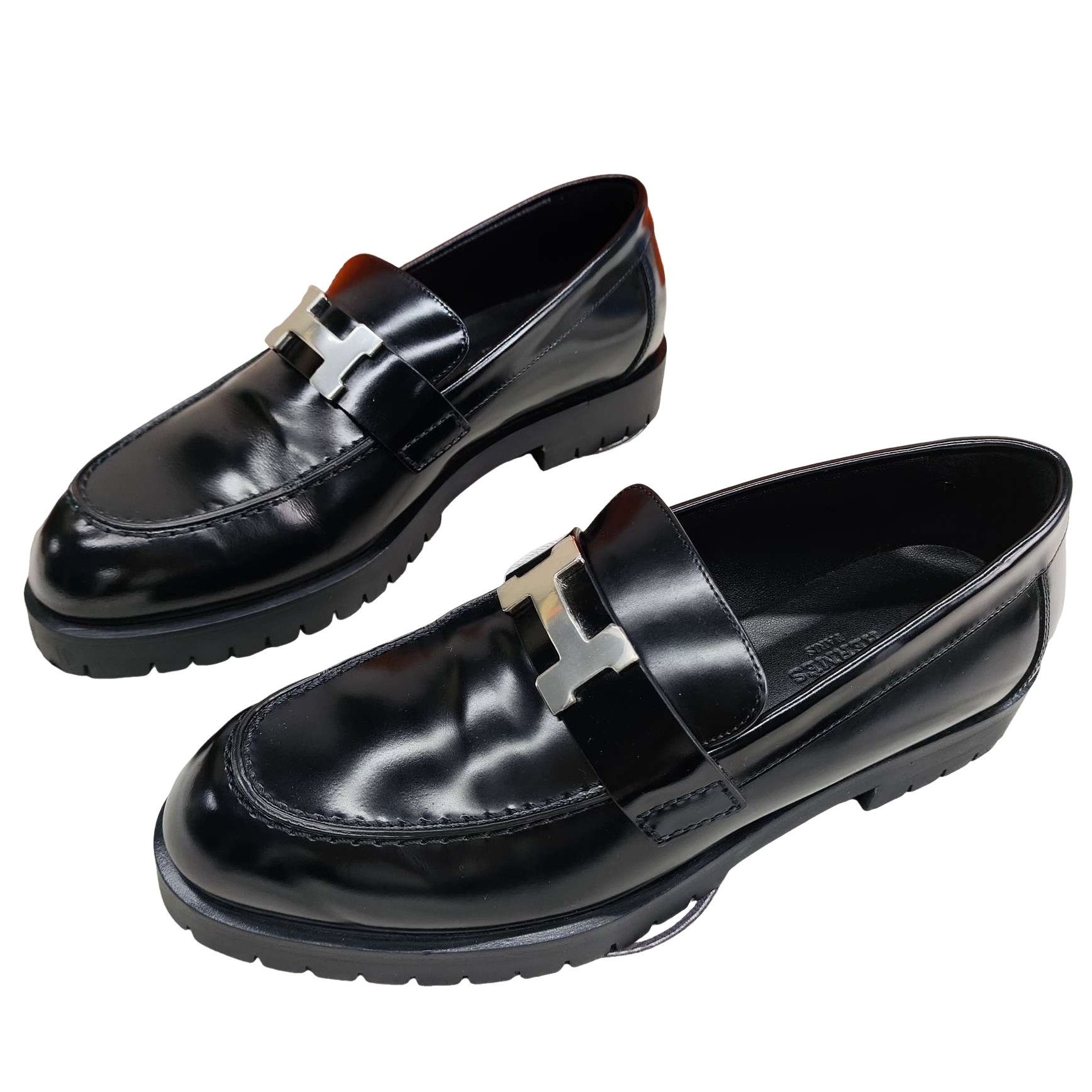 Hermes Hermès Faubourg Leather Loafers Size 35 Size US 5 / IT 35 - 1 Thumbnail