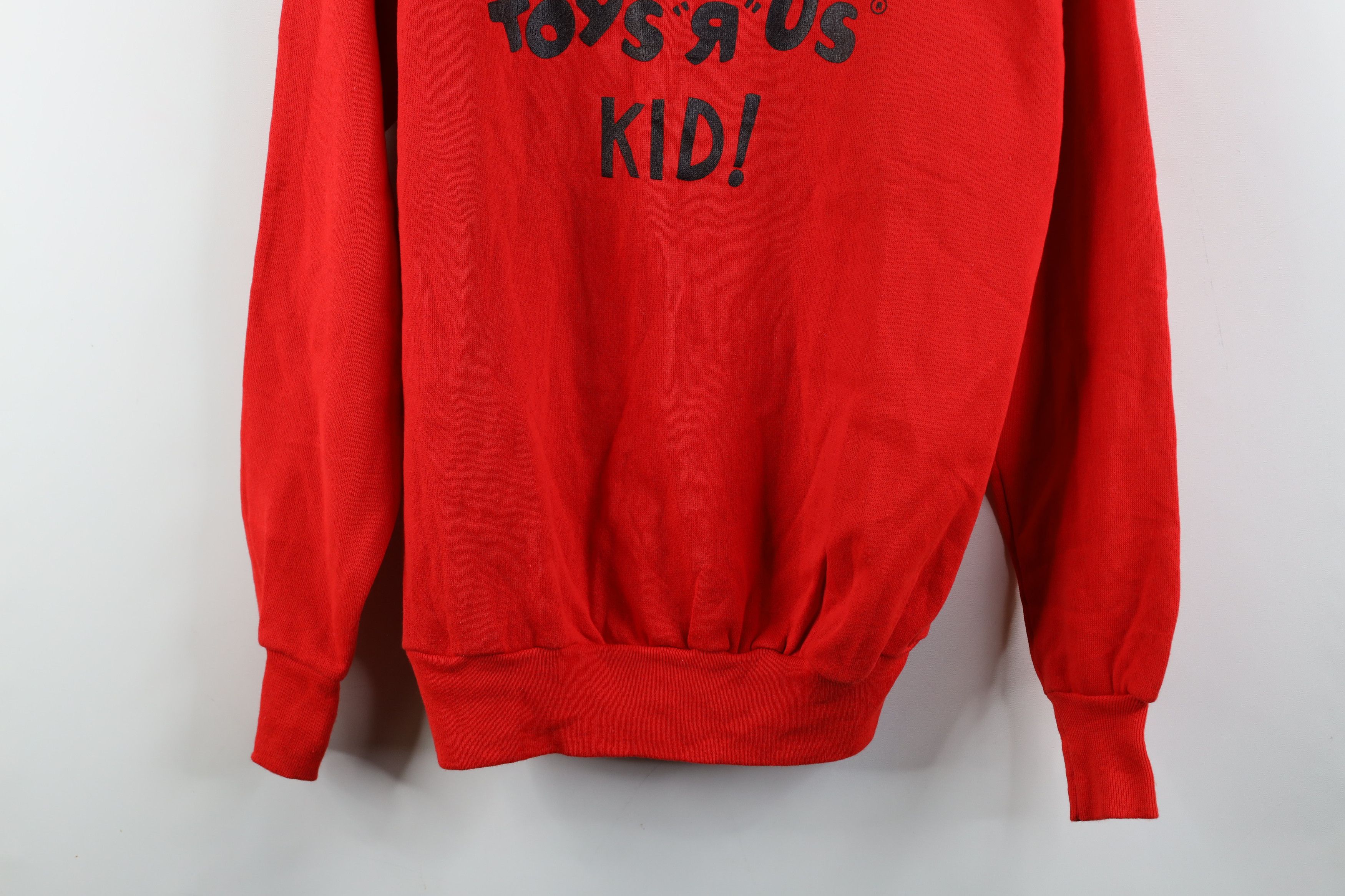 Vintage Vintage 80s 90s A Toys R Us Kid Crewneck Sweatshirt Red USA Size XL / US 12-14 / IT 48-50 - 3 Thumbnail