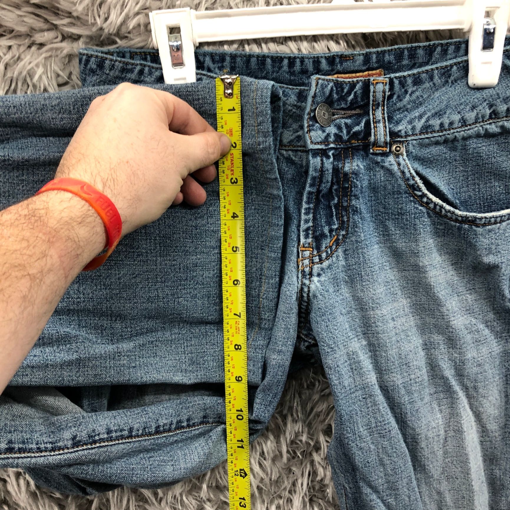 BKE BKE Vintage Jeans Size 27x33 Womens Mid Rise Dark Wash Blue Denim Bootcut Jeans Size 27" / US 4 / IT 40 - 4 Thumbnail