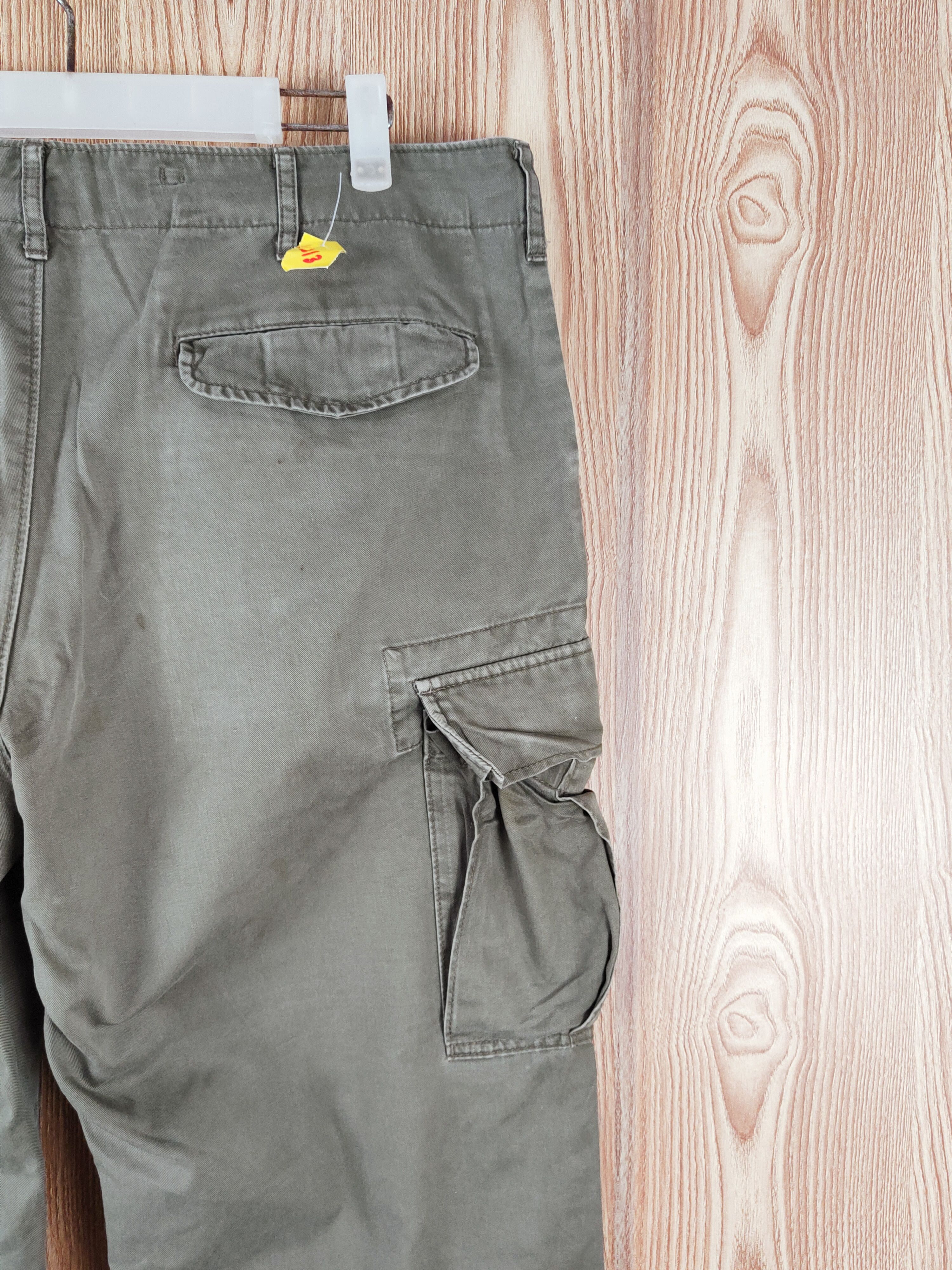Japanese Brand Uniqlo Green Multipocket Tactical Cargo Pants #W213 Size US 35 - 10 Thumbnail
