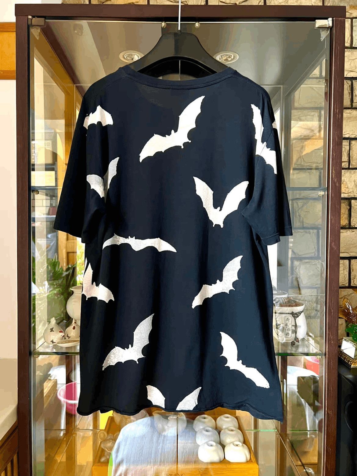 Saint Laurent Paris Saint Laurent Paris 19SS Bat Pattern Tee-2507 Size US S / EU 44-46 / 1 - 4 Thumbnail