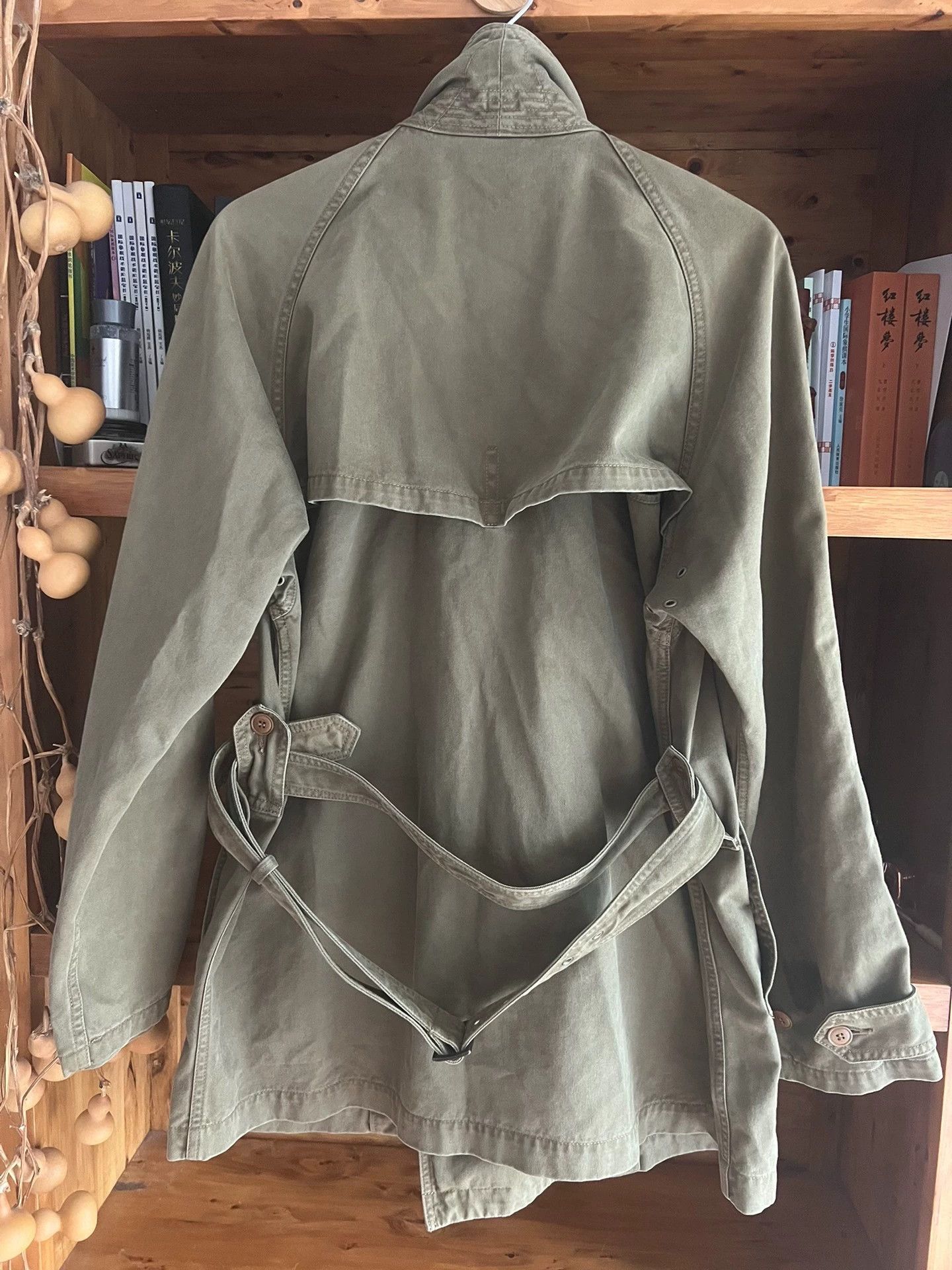 Other French Army Pigskin Heavy Canvas Long Unlined Jacket M Mint Size US M / EU 48-50 / 2 - 6 Thumbnail